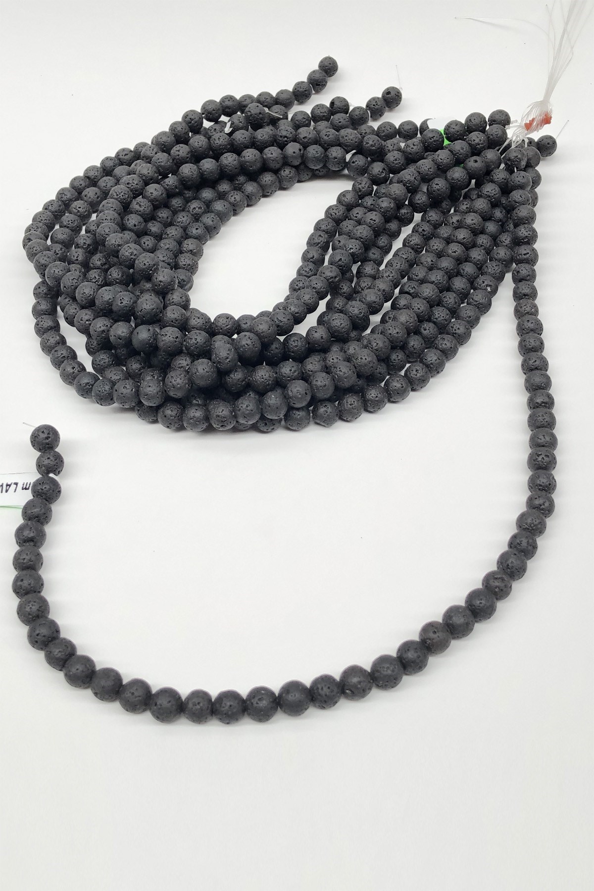 Siyah Lav Doğal Taş 8 mm