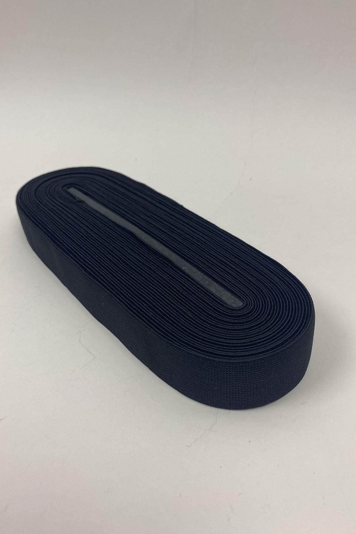 Siyah Yassı Lastik 2,5 cm 10 mt