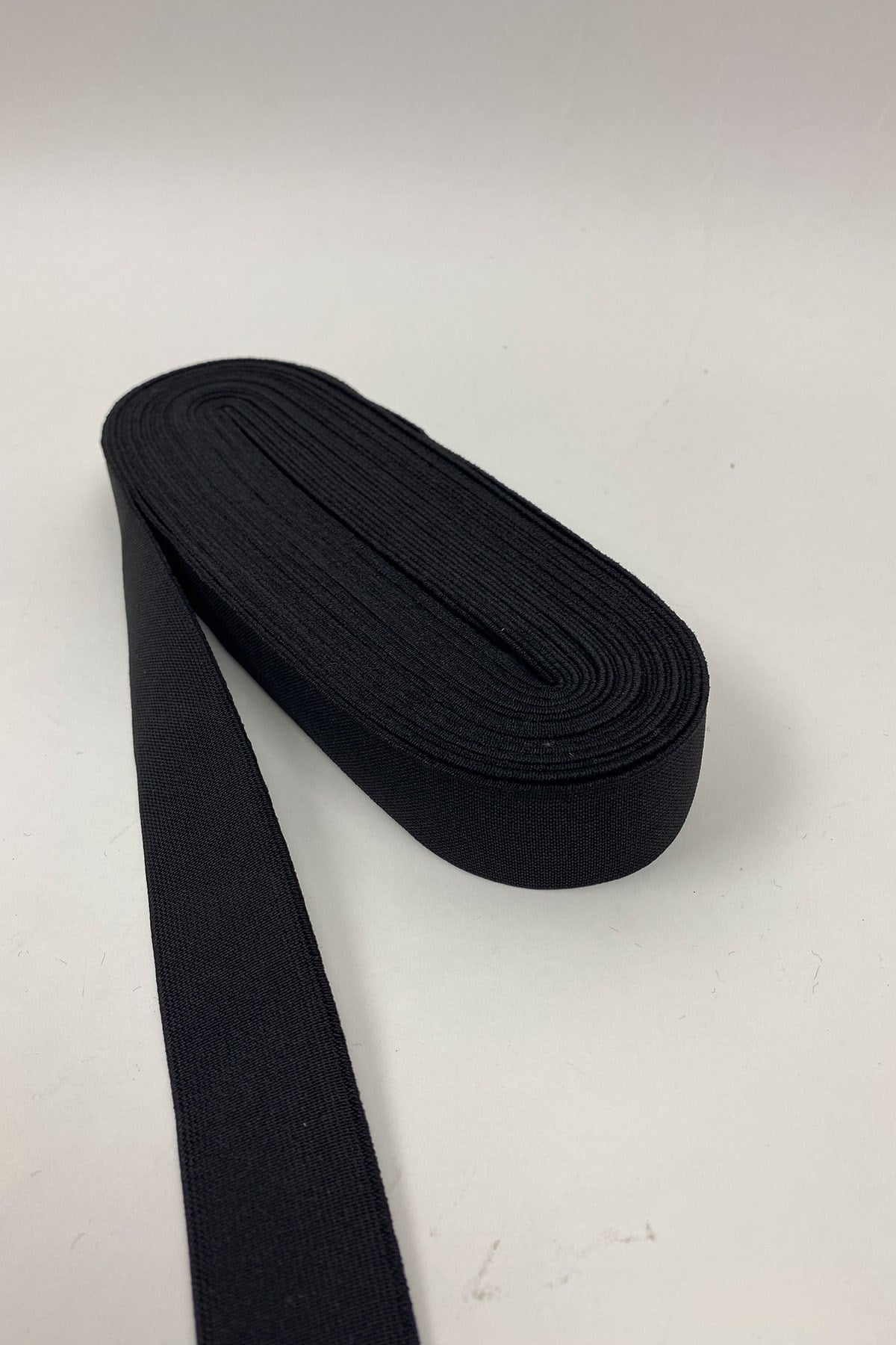 Siyah Yassı Lastik 3 cm 10 mt
