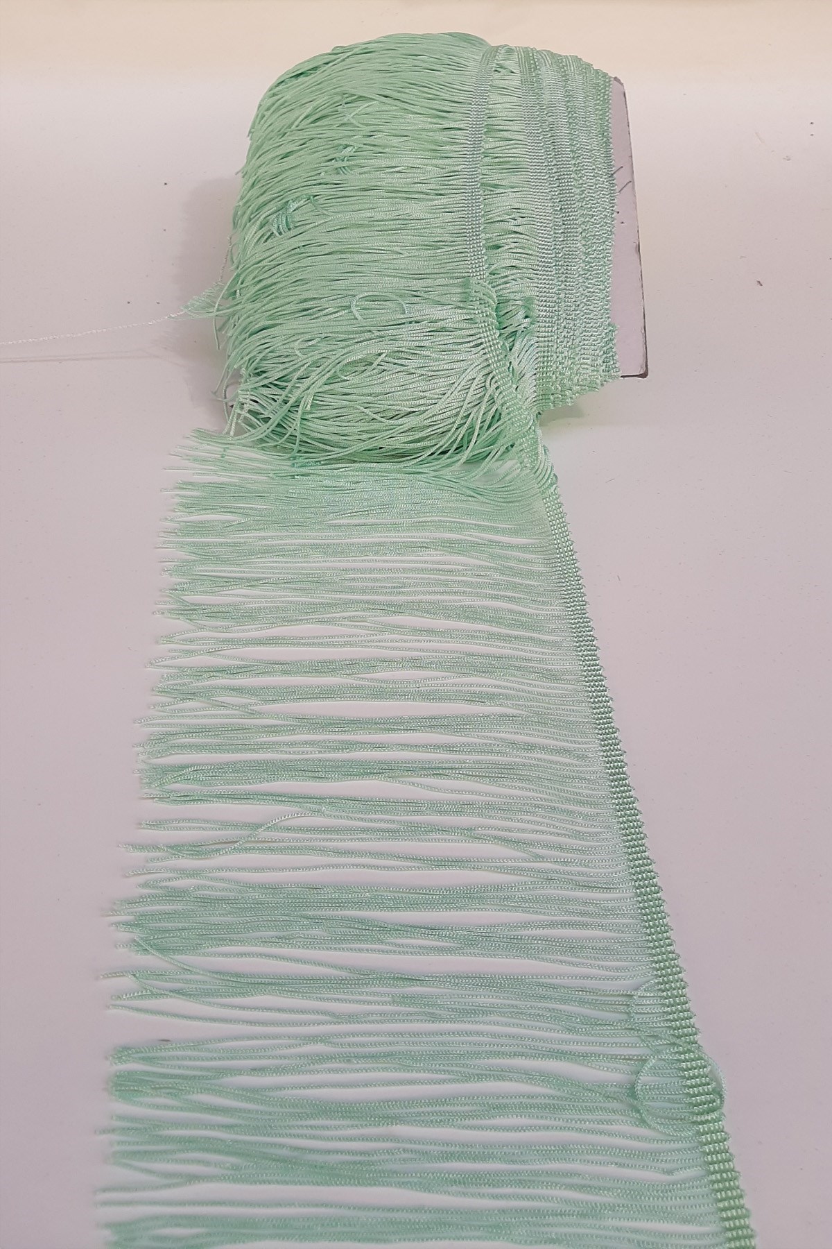Su Yeşili 15 Cm Saçak Şerit Püskül