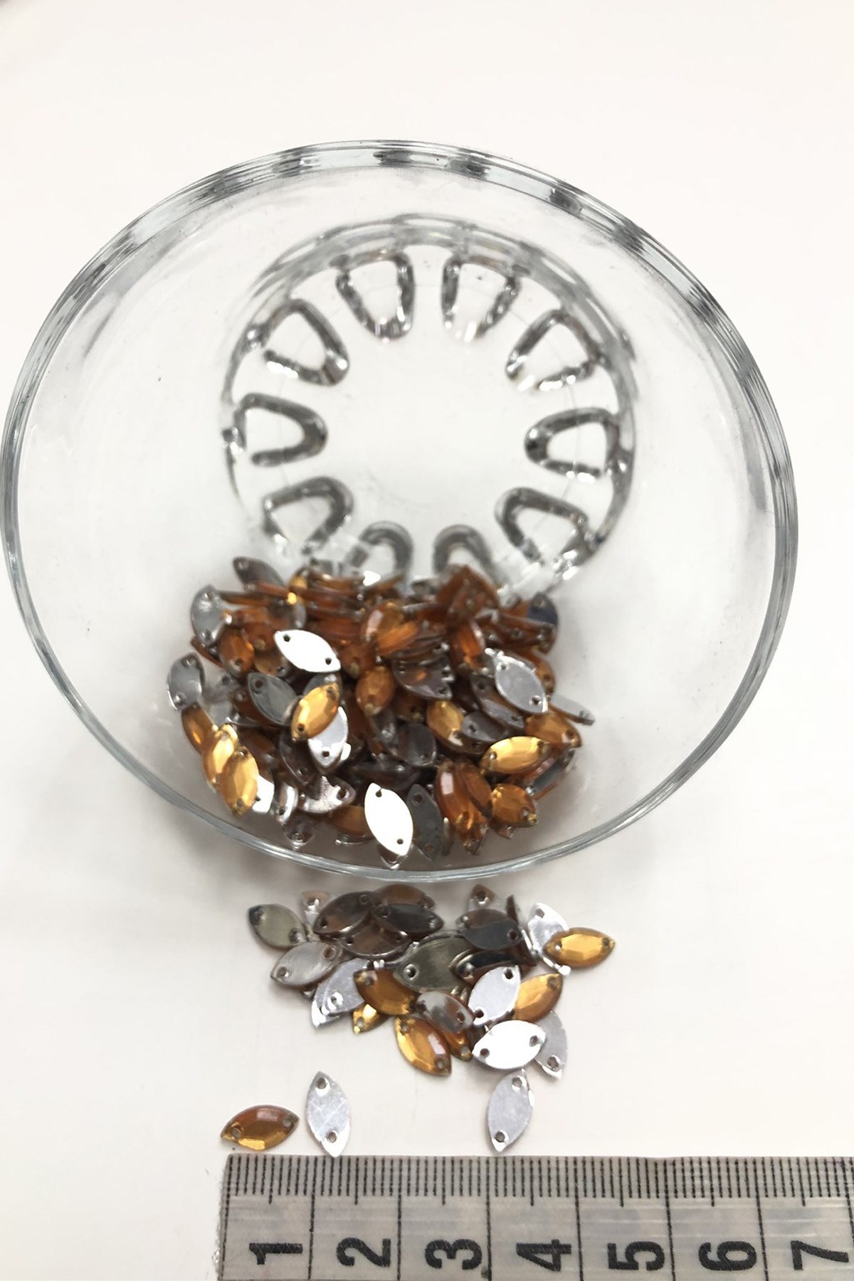 Turuncu Mekik Plastik Dikme Taş 20 gr