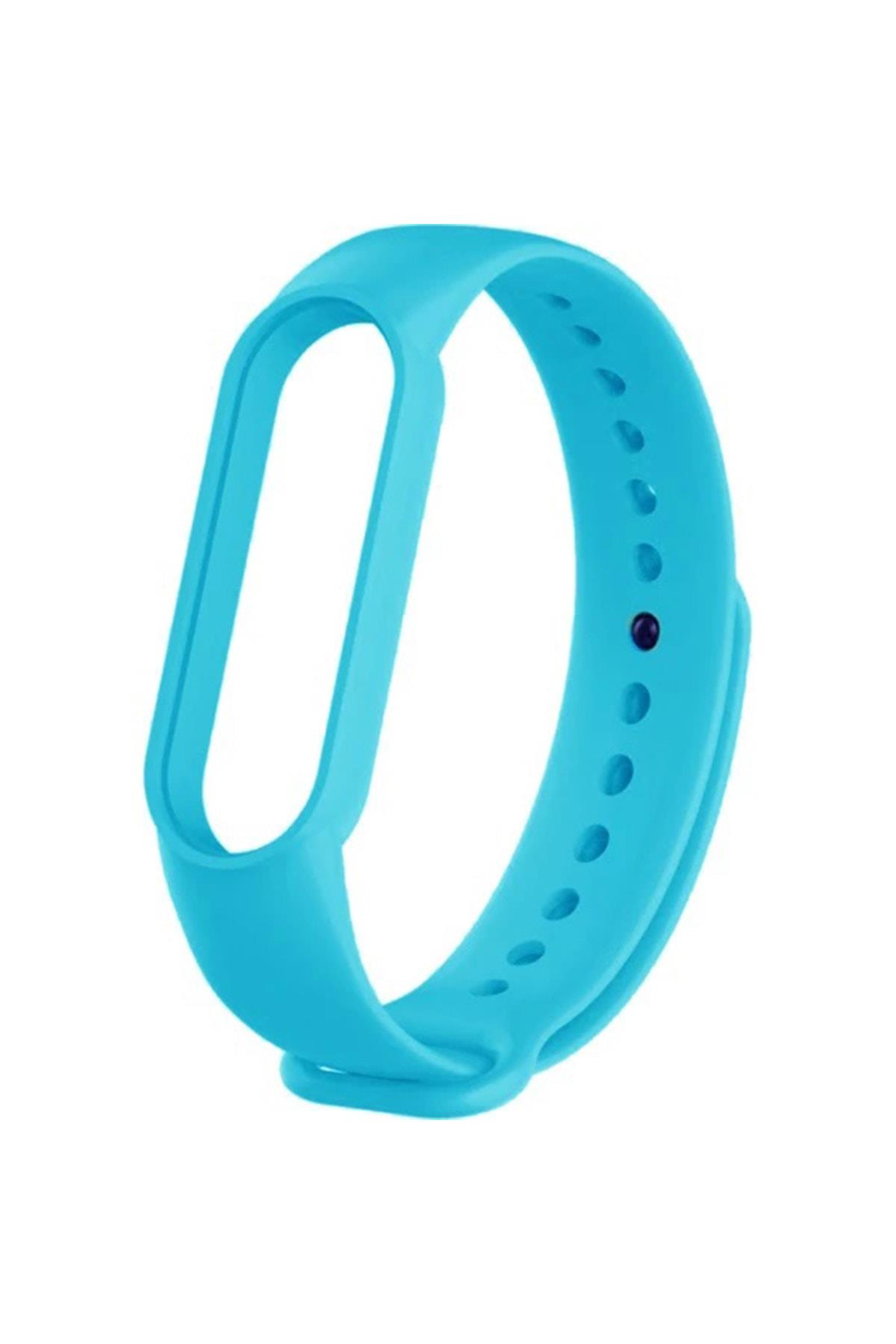 Amazfit Band 5-6 Için Silikon Kordon Turkuaz