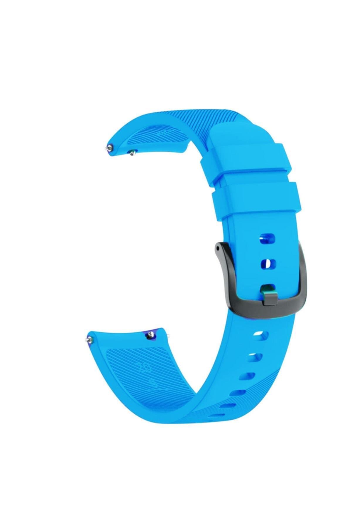Amazfit Bip Lite Için Silikon Kordon Mor