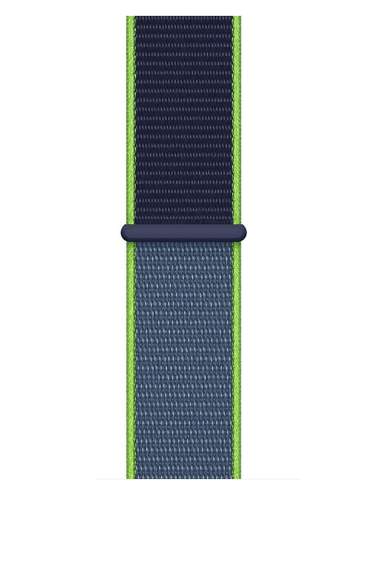 Amazfit Gtr 47 Mm(A1902) Için Dokuma Kordon Neon Yeşil