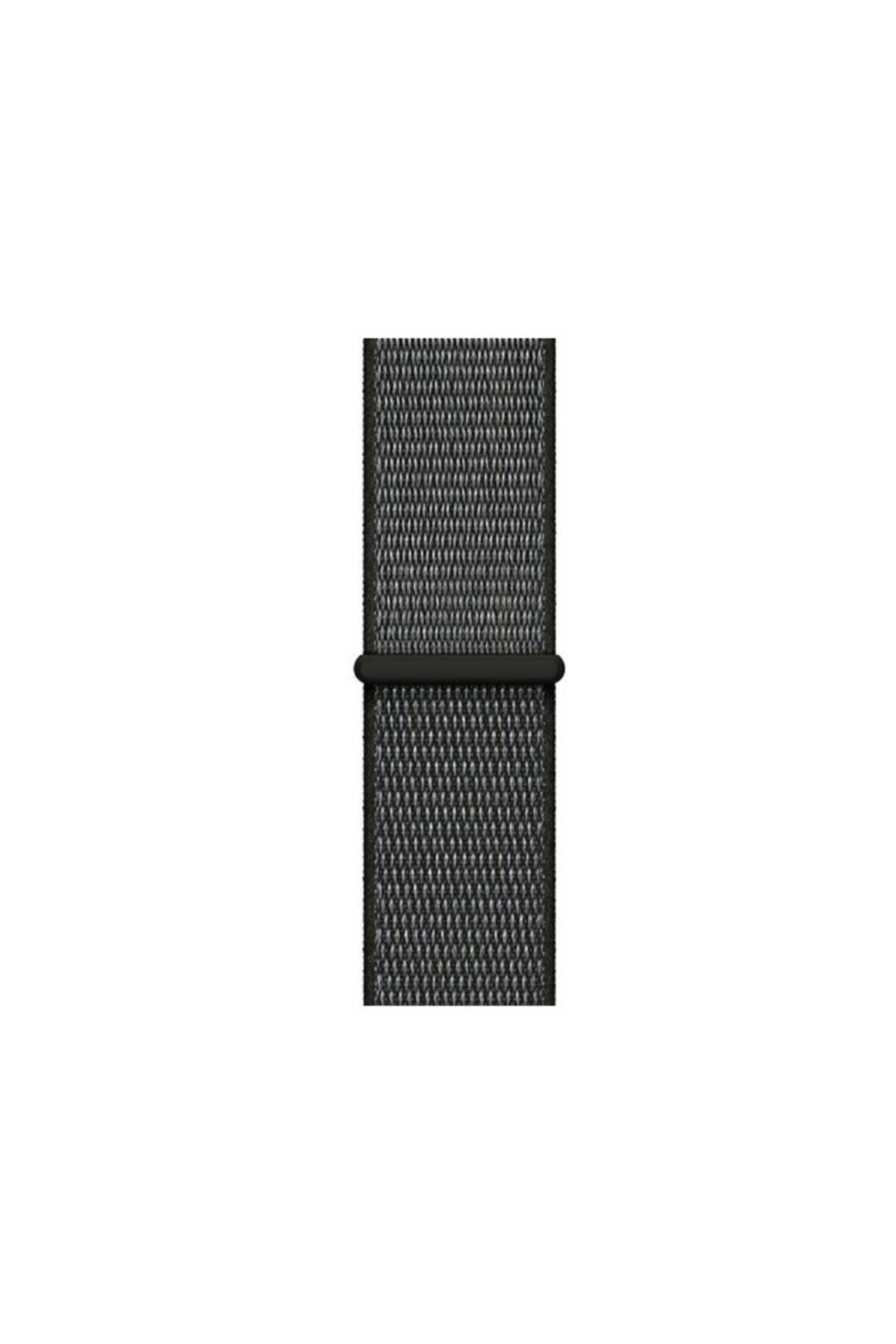Amazfit Gts 2 Ile Uyumlu Dokuma Kordon Koyu Yeşil(dark Olive)