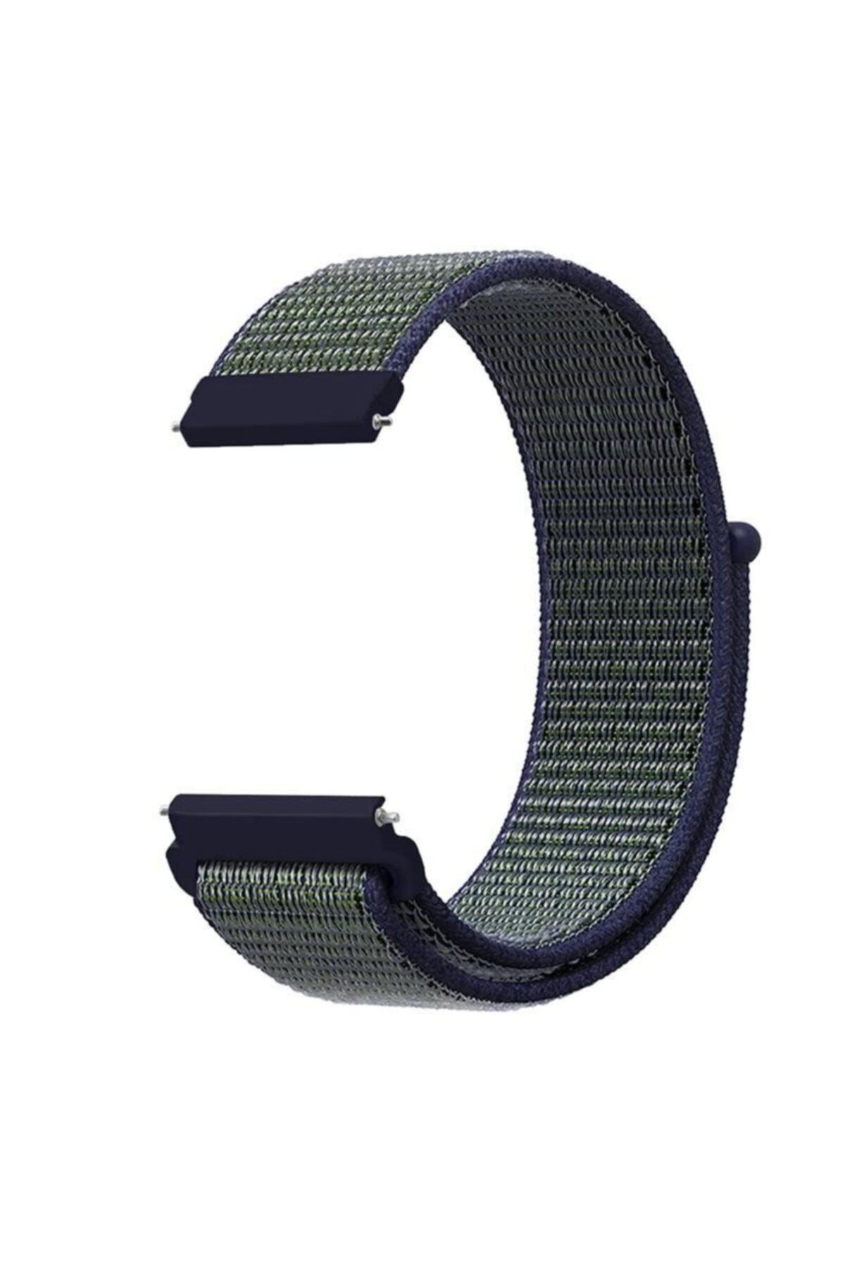 Amazfit Pace Için Dokuma Kordon Midnight Fog