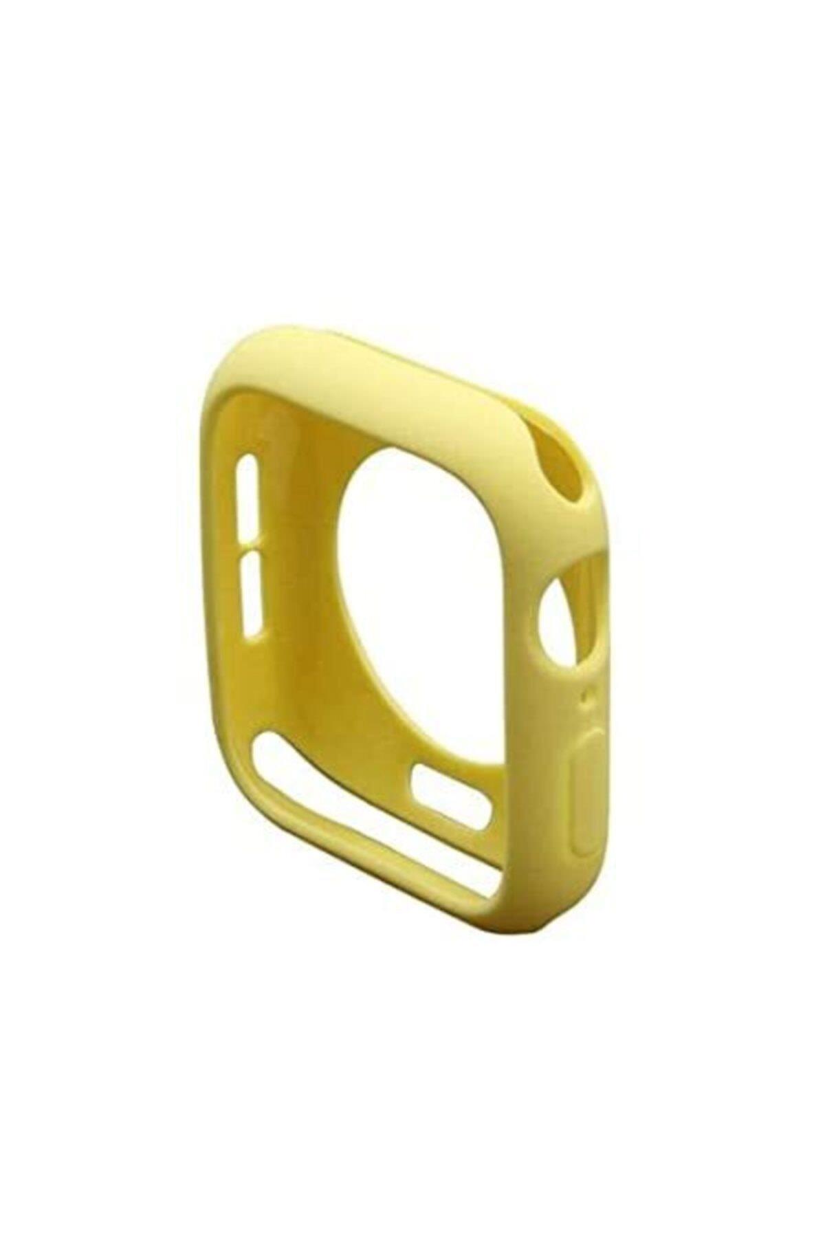 Apple Watch 4 Için 40 Mm Tpu Silikon Kılıf - Sarı