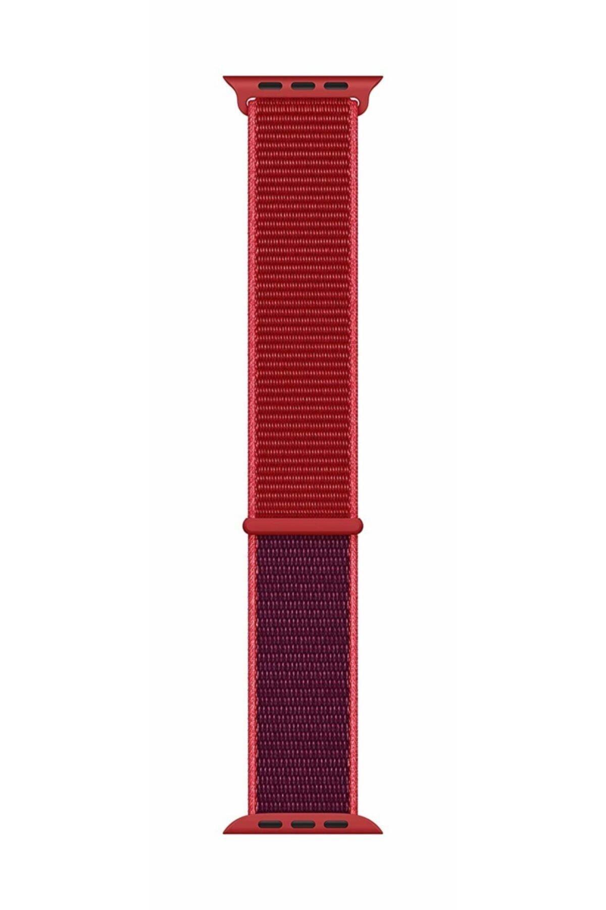 Apple Watch Seri 4 Için 44 Mm Dokuma Kordon Product Red