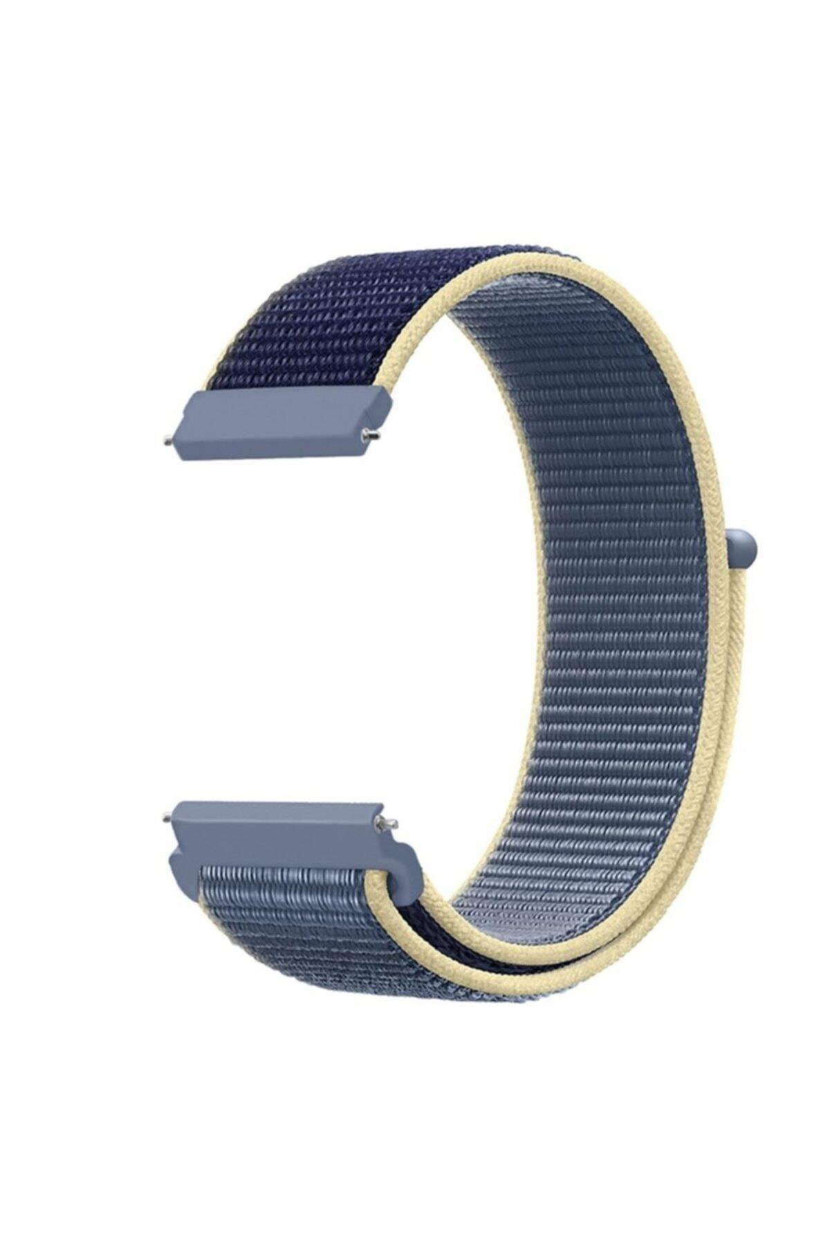 Coros Apex 42 Mm Için Dokuma Kordon Alaskan Blue