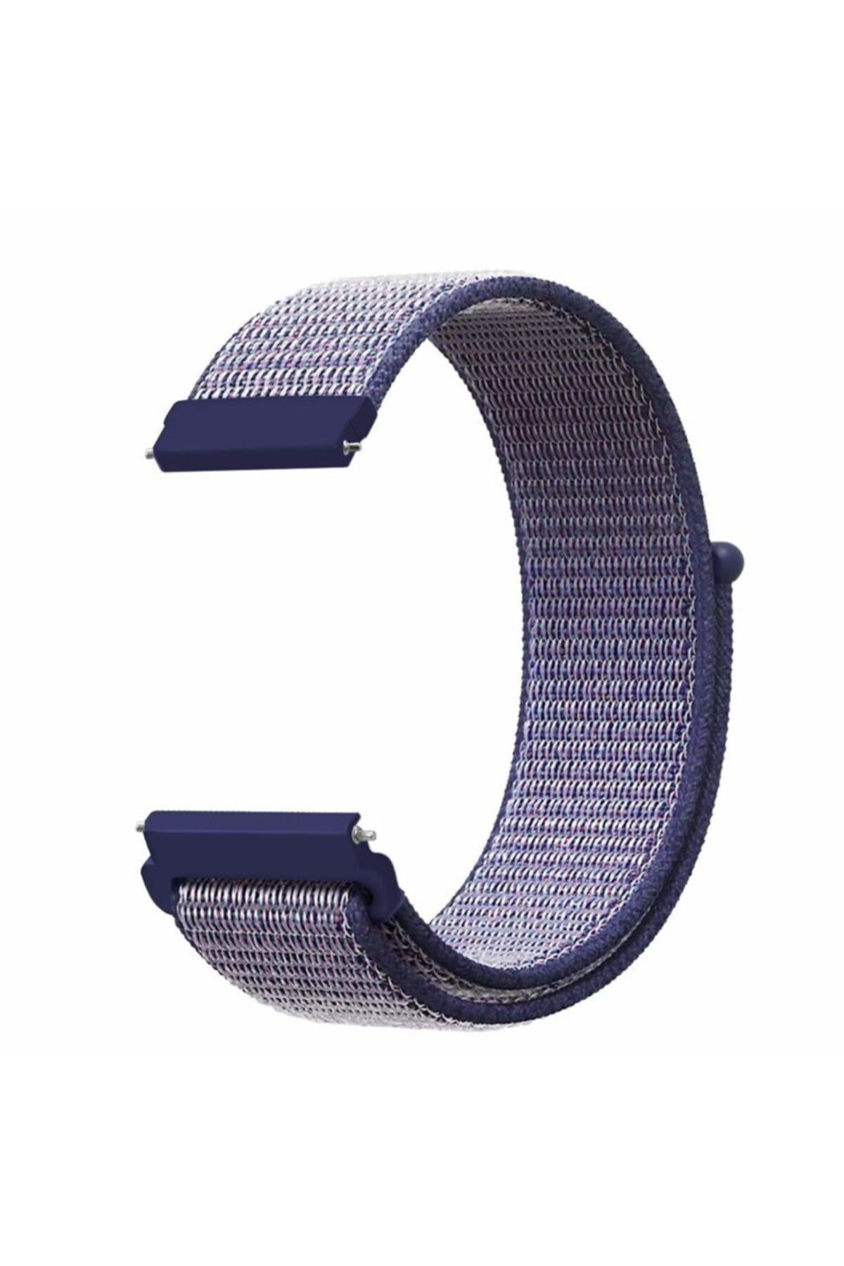 Coros Apex 42 Mm Için Dokuma Kordon Gece Mavisi