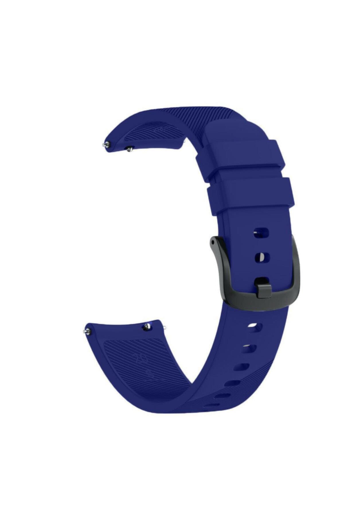 Coros Apex 42 Mm Için Silikon Kordon Lacivert