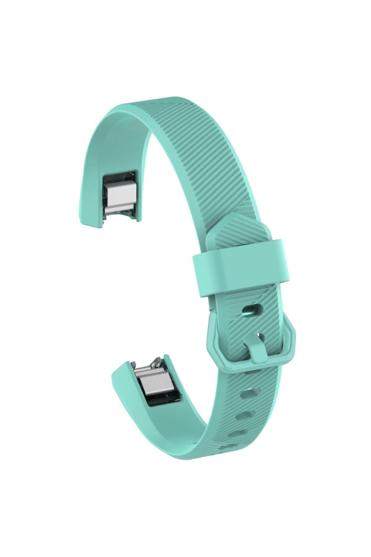 Fitbit Ace Uyumlu Large Beden(l Sıze) Tokalı Silikon Kordon Turkuaz