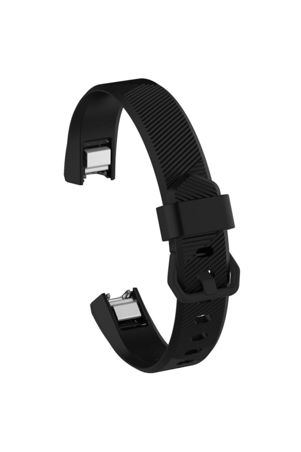 Fitbit Alta Uyumlu Small Beden(s Sıze) Tokalı Silikon Kordon Siyah