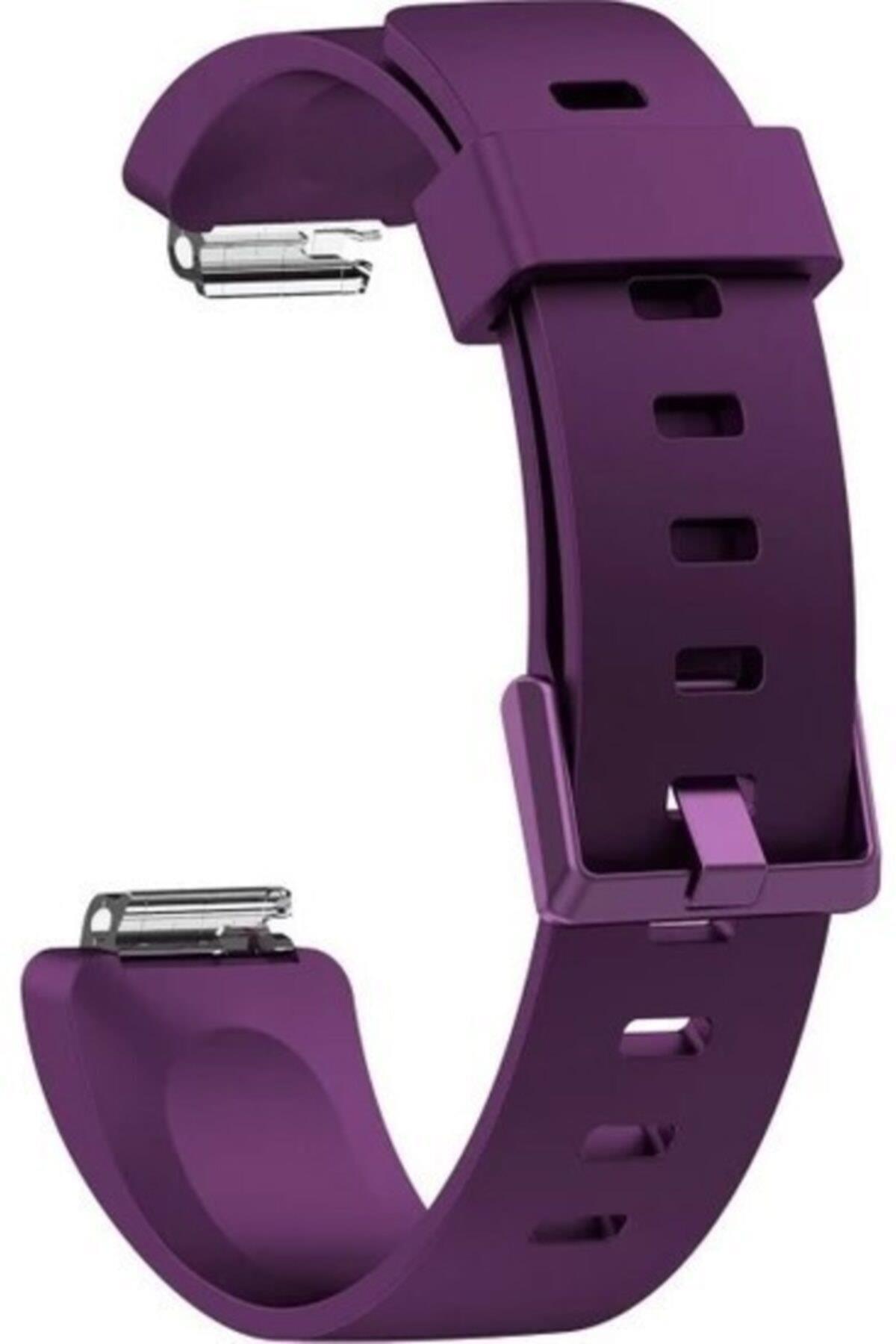 Fitbit Inspıre Uyumlu Small Beden(s Sıze) Silikon Kordon Mor