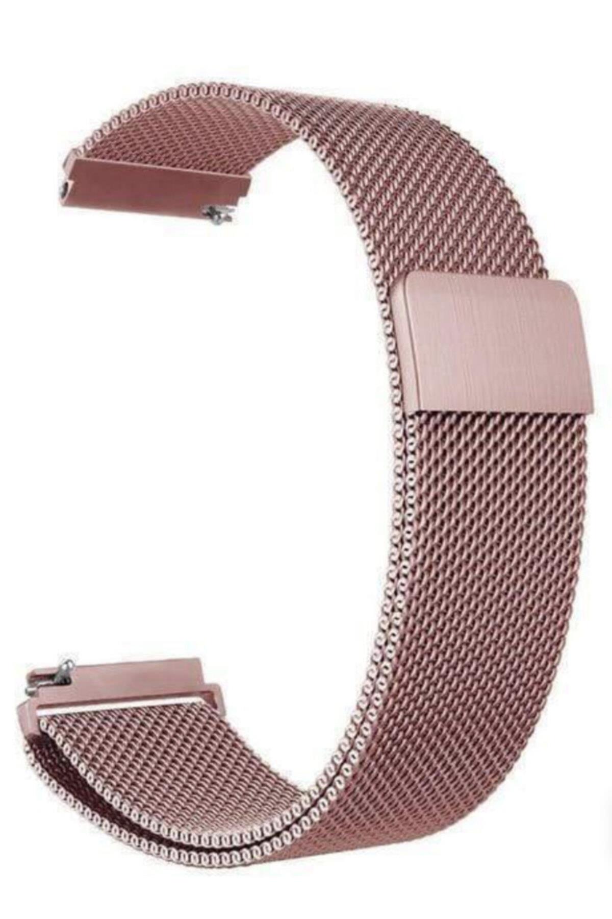 Fossil Watch Gen 6 Için Metal Milanese Kordon Rose