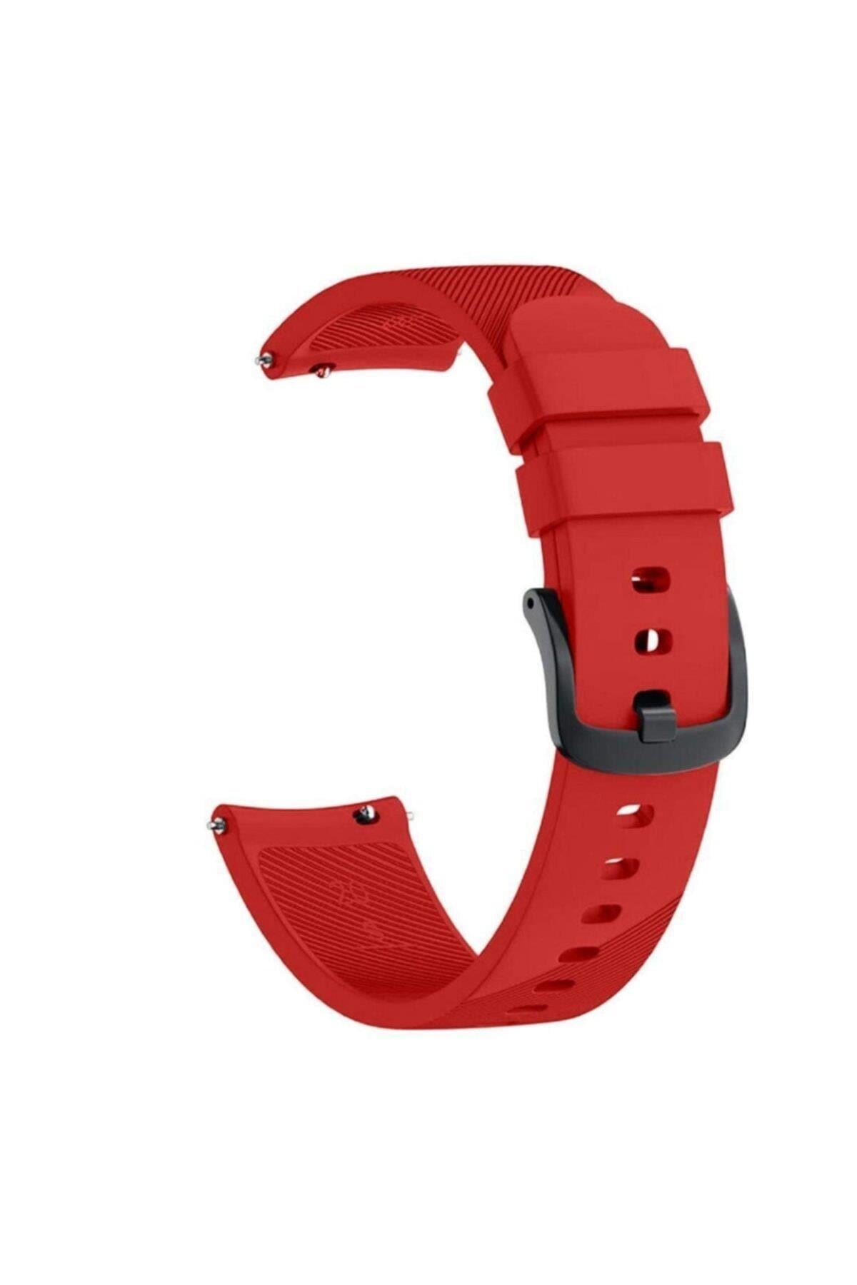 Galaxy Active 2 40 Mm(Sm-r830) Için Silikon Kordon - Kırmızı