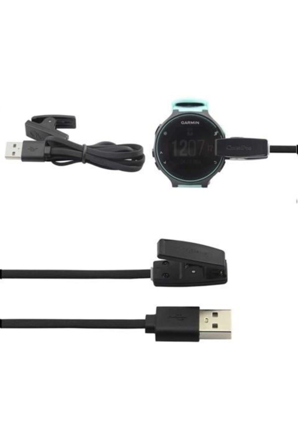 Garmin Forerunner 735xt -235xt-230 -630 Usb Şarj Kablosu Dock Stand