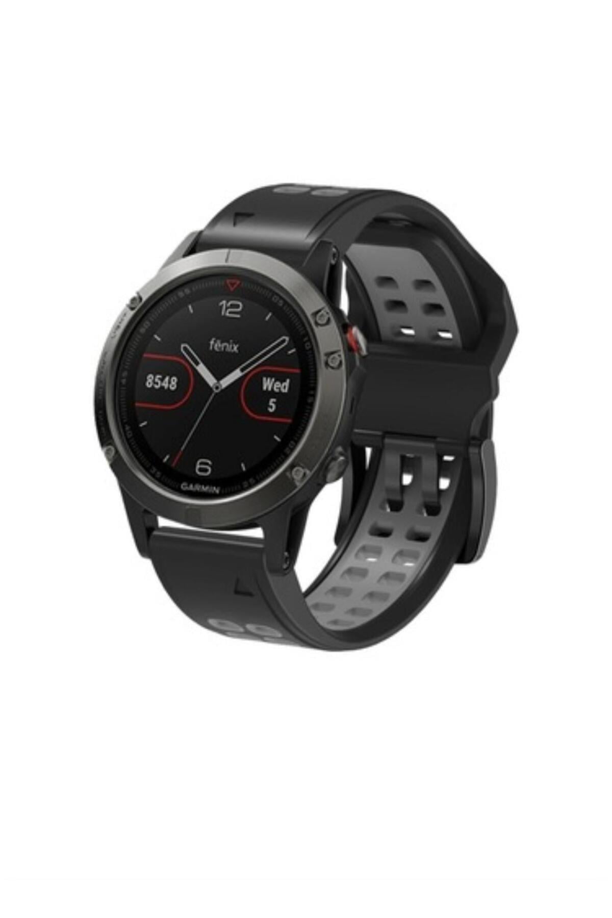 Garmin Marq Athlete Gen 2 (22mm) Hızlı Bırakma Çift Sıralı Silikon Saat Kordonu