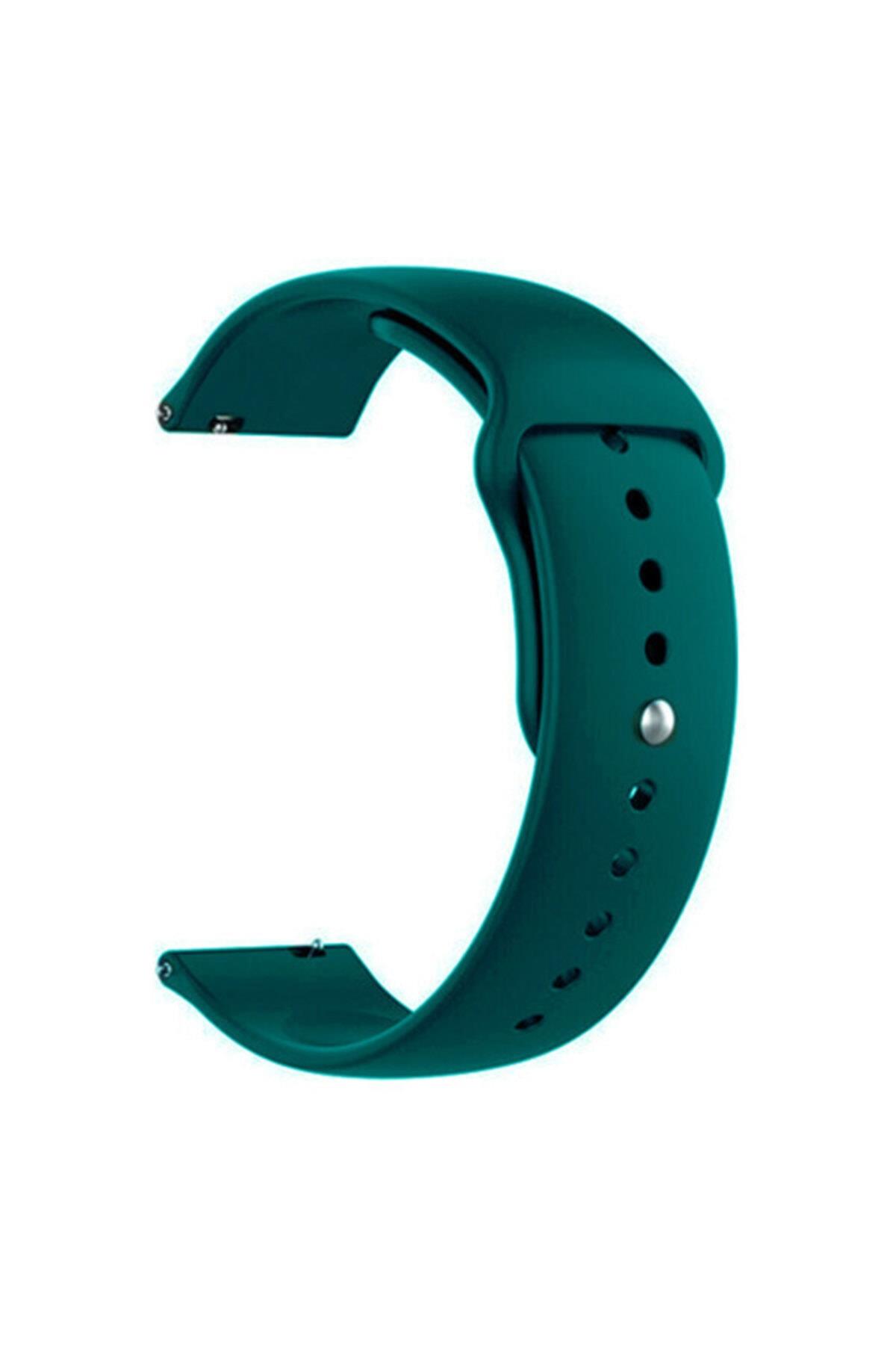 Garmin Vivomove 3 Için Silikon Kordon Kayış Rock Blue