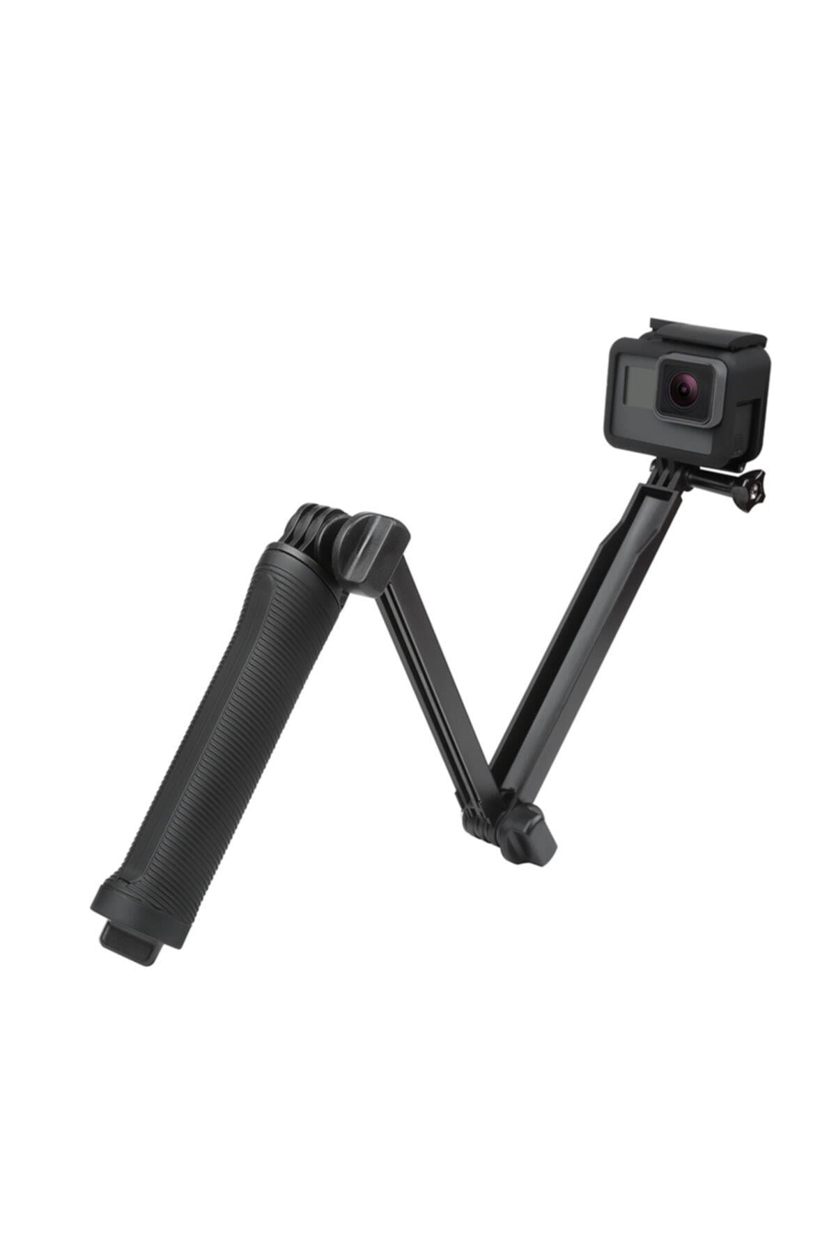 Gopro Hero 9-8-7-6-5-4-3-3 Ve 2 Için Uzatılabilir Tripod Monopod Holder