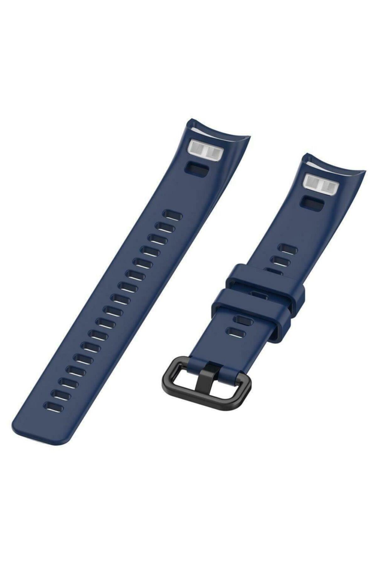 Honor Band 4 Için Silikon Kordon Lacivert