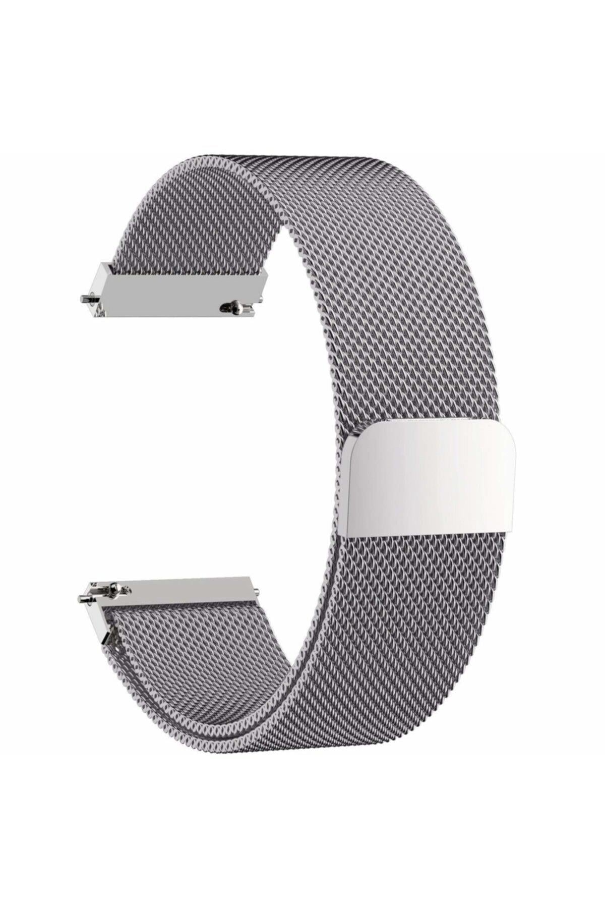 Huawei Watch Gt Için Milanese Metal Kordon Gümüş