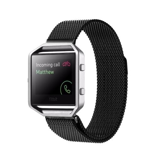 Markacase Fitbit Blaze Uyumlu Metal Mıknatıslı Milanese Kordon