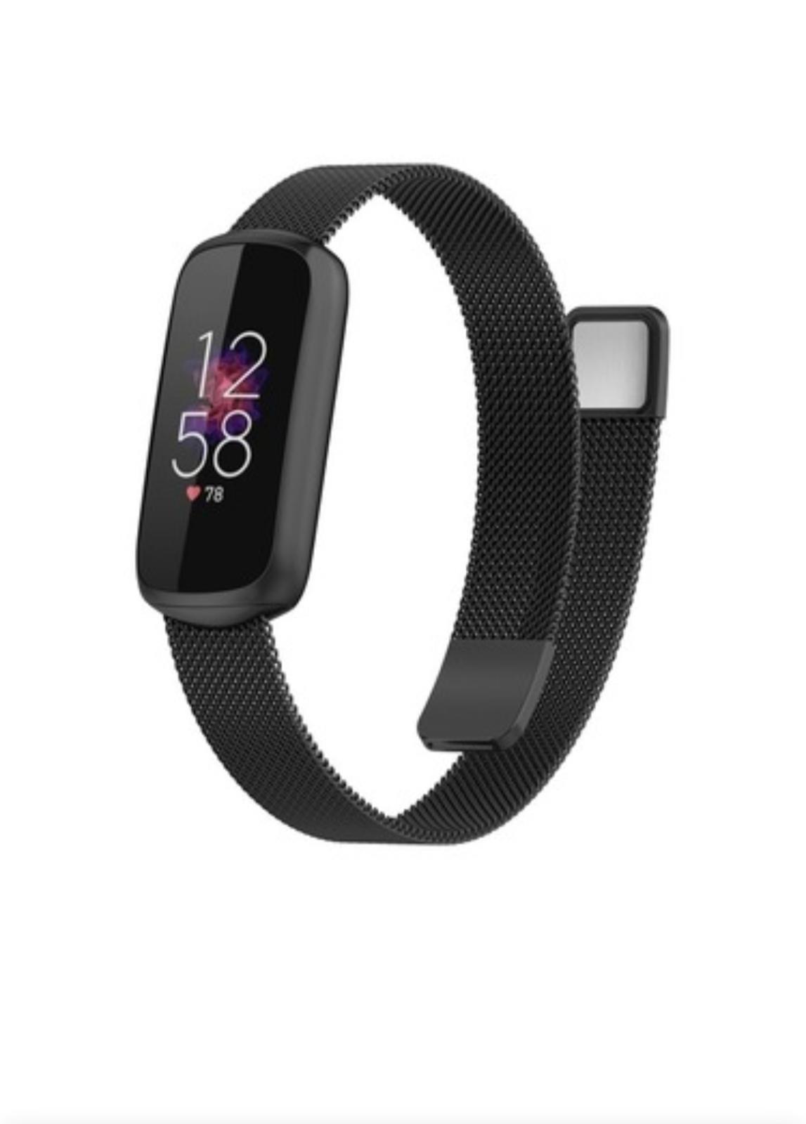 Markacase Fitbit Luxe Milanese Metal Manyetik Saat Kordonu