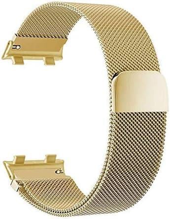 Markacase Oppo Watch 46 Mm İle UYUMLU Metal Milanese Kordon