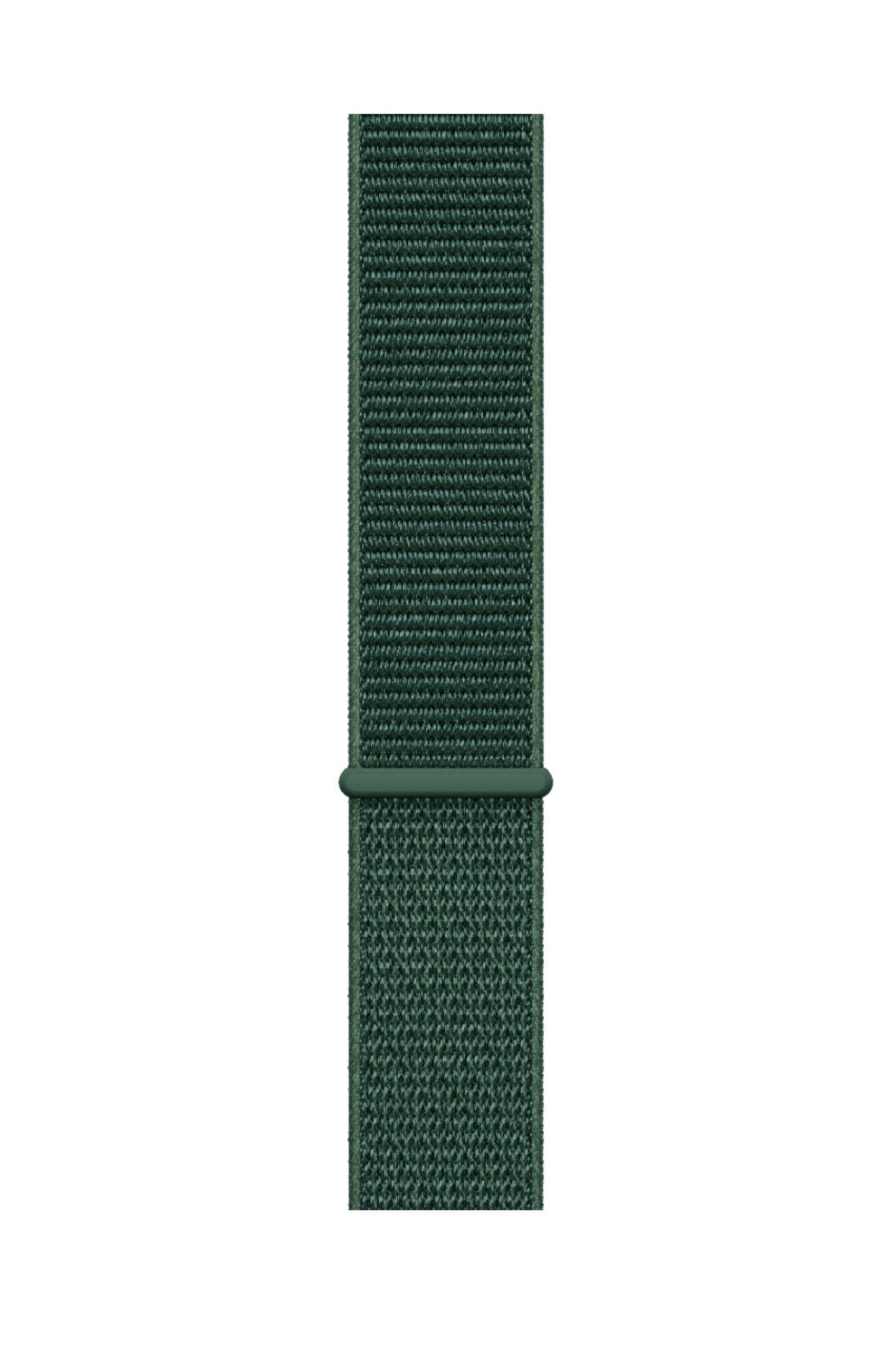 Samsung Galaxy Watch 4 Classic 42 Mm R880 Için Dokuma Kordon Pine Green(çam Yeşili)