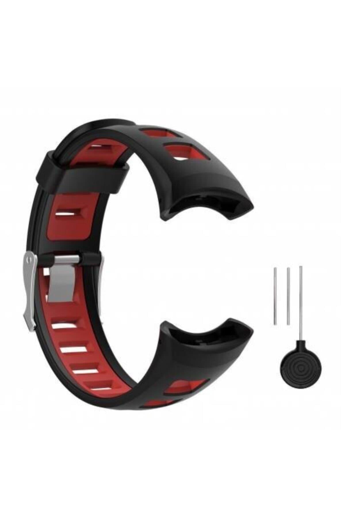 Suunto Watch Quest Uyumlu Silikon Kordon Siyah