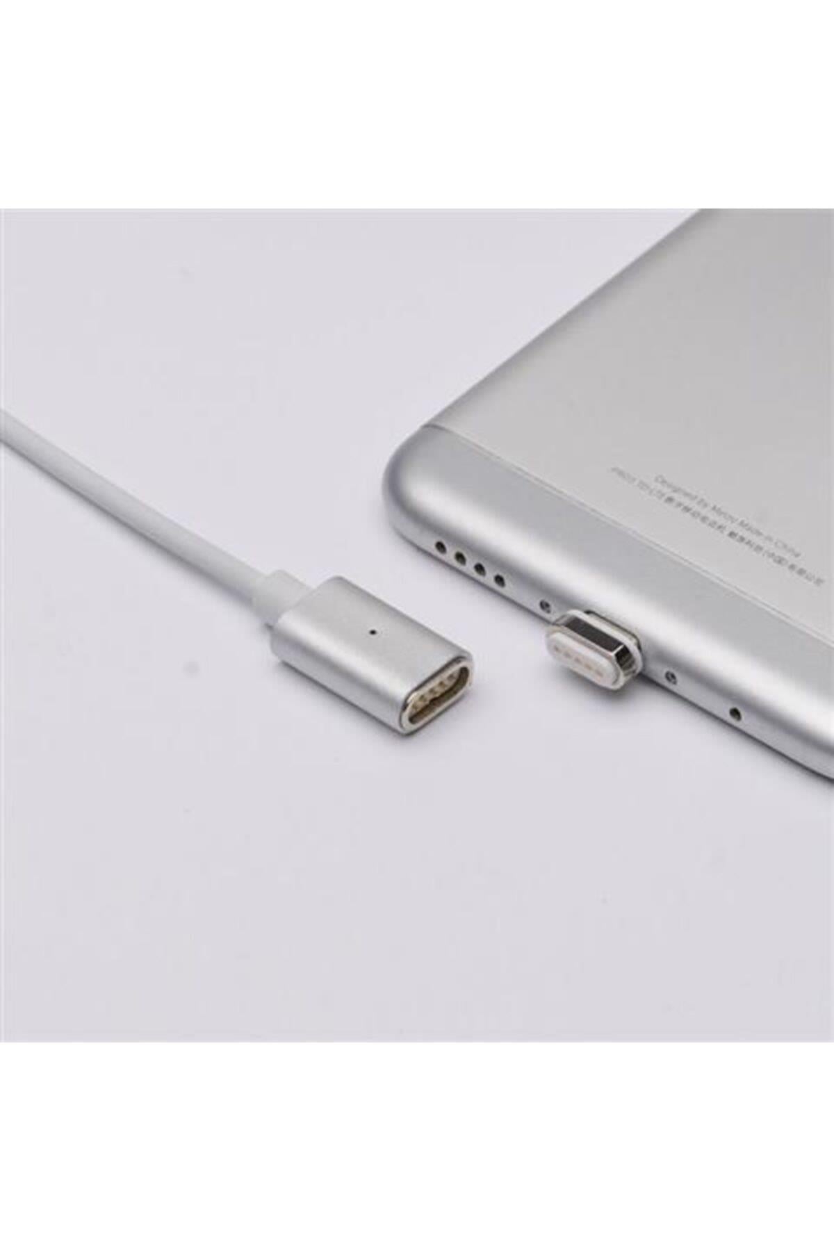 Type-c Manyetik Mıknatıslı Usb Şarj Data Kablosu Manyetik
