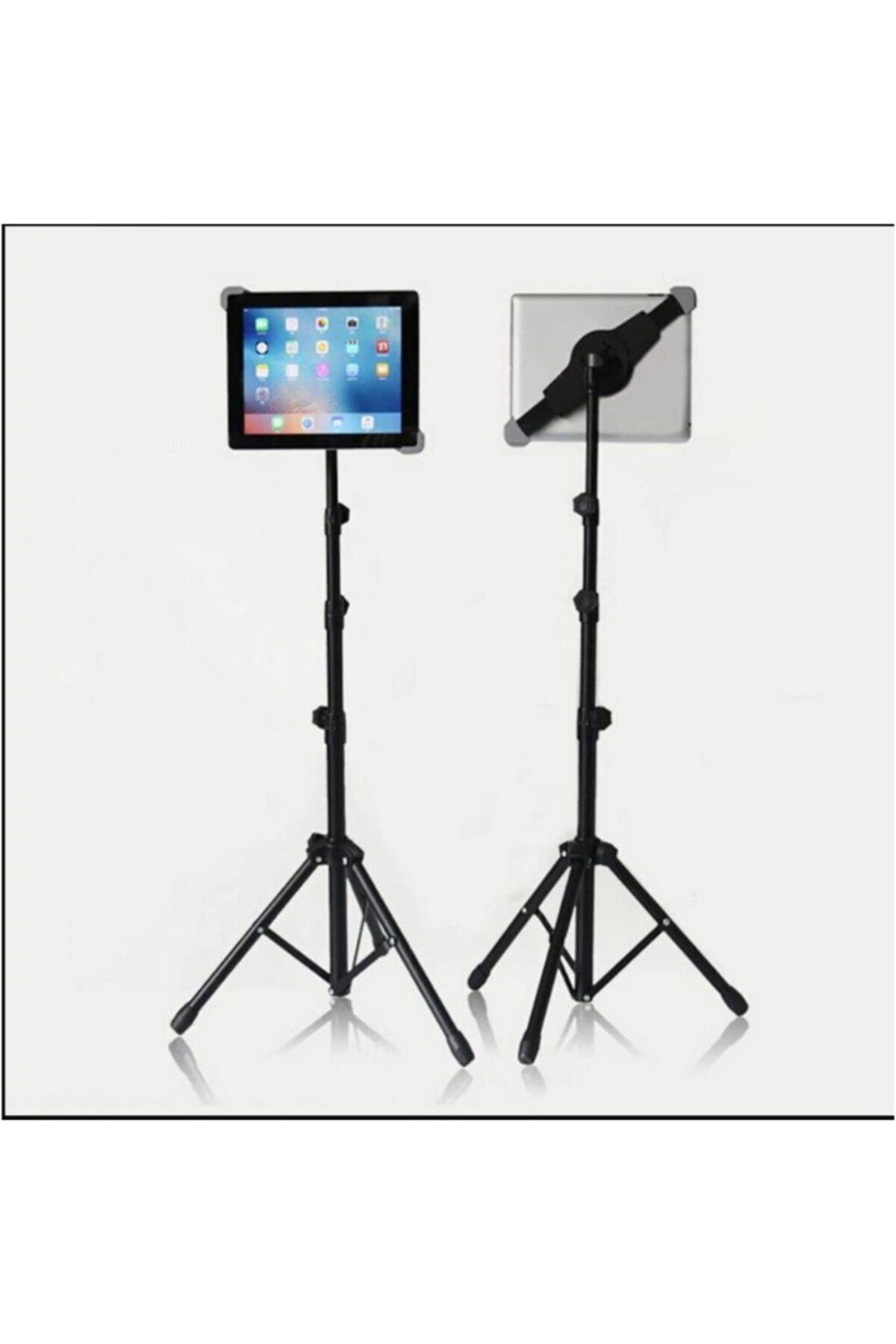 7-11 Inch Tabletler Için 360 Derece Döner Başlıklı Tripod Tutucu