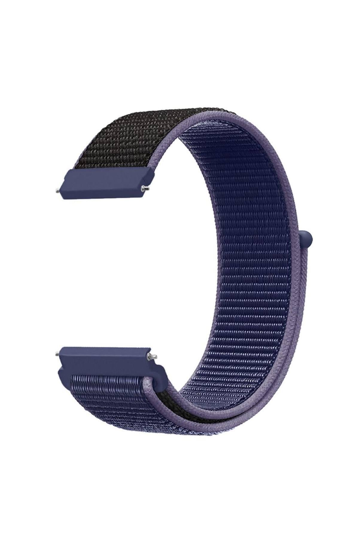 Amazfit Bip S Için Dokuma Kordon Midnight Blue