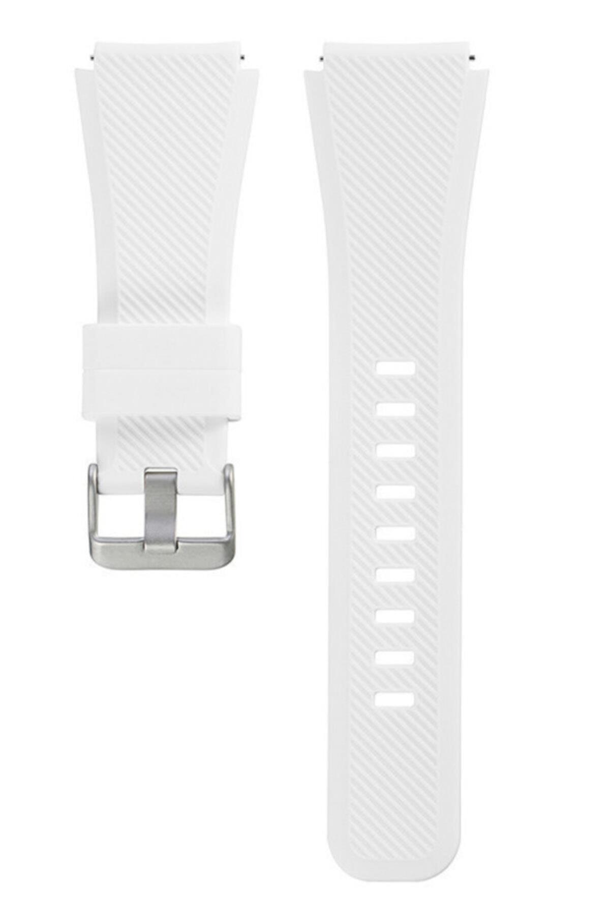 Amazfit Stratos Için Silikon Kordon Beyaz