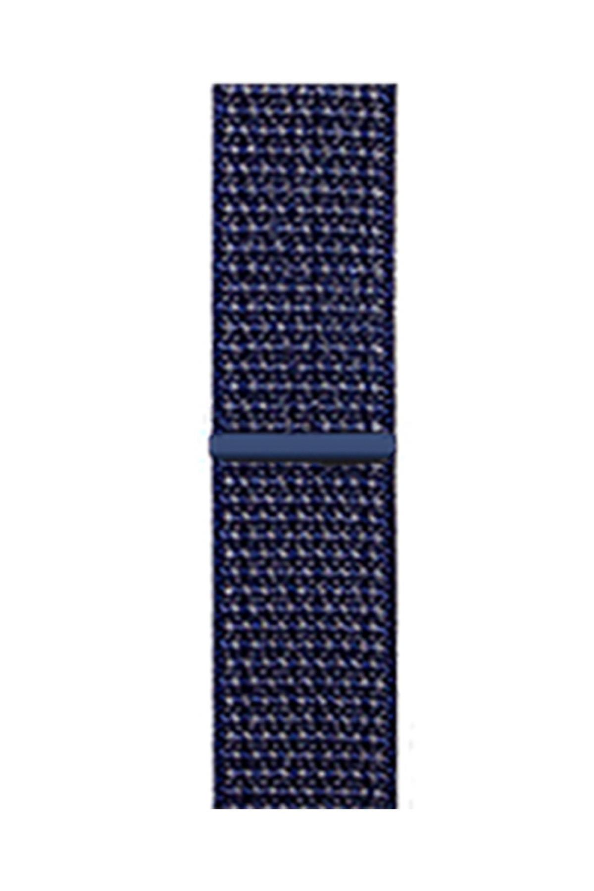 Amazfit Stratos - Stratos Pace 2 - Stratos 3 Için Dokuma Kordon Kayış Obsidian Mint