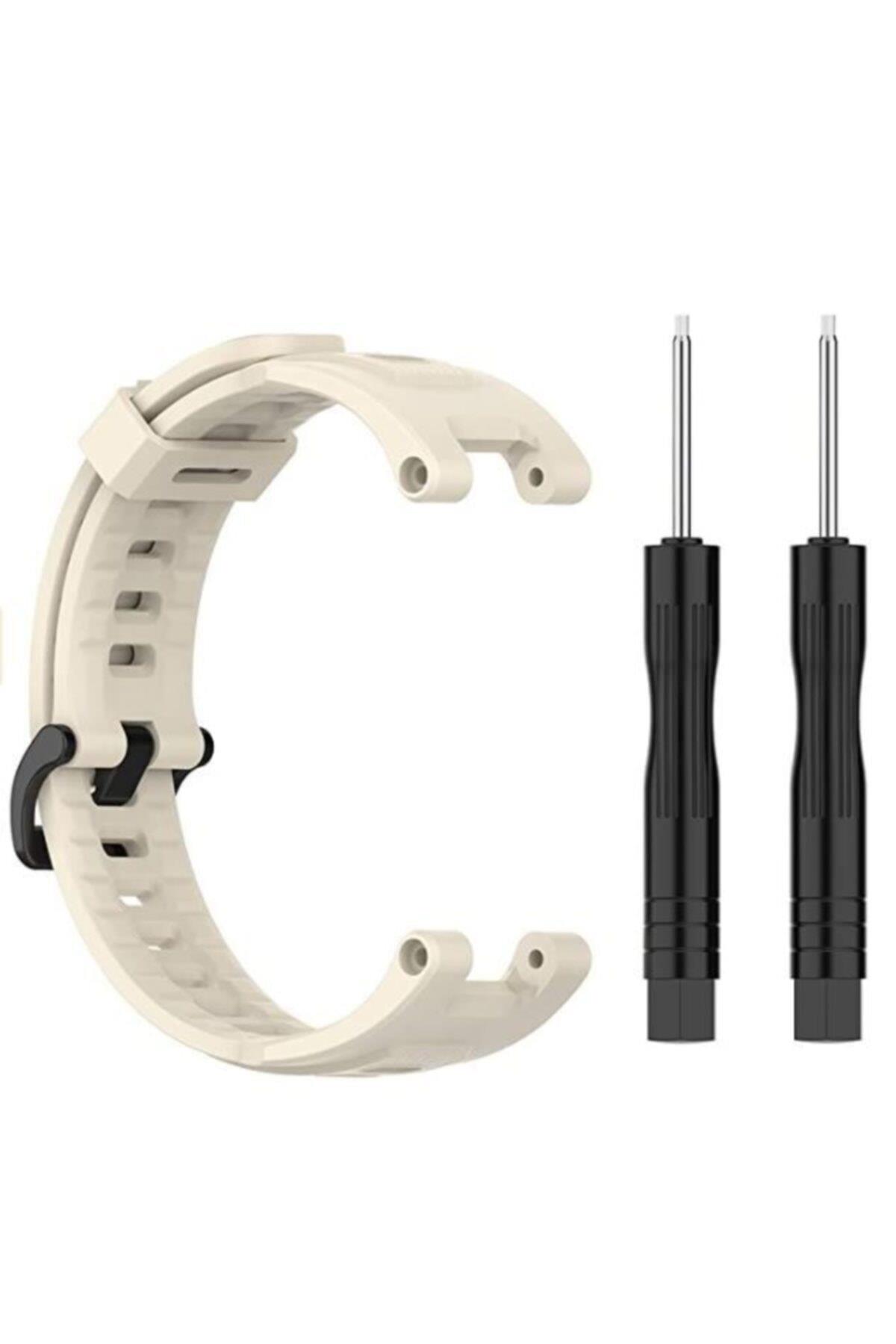 Amazfit T-rex Pro İle Uyumlu Silikon Kordon Koyu Yeşil