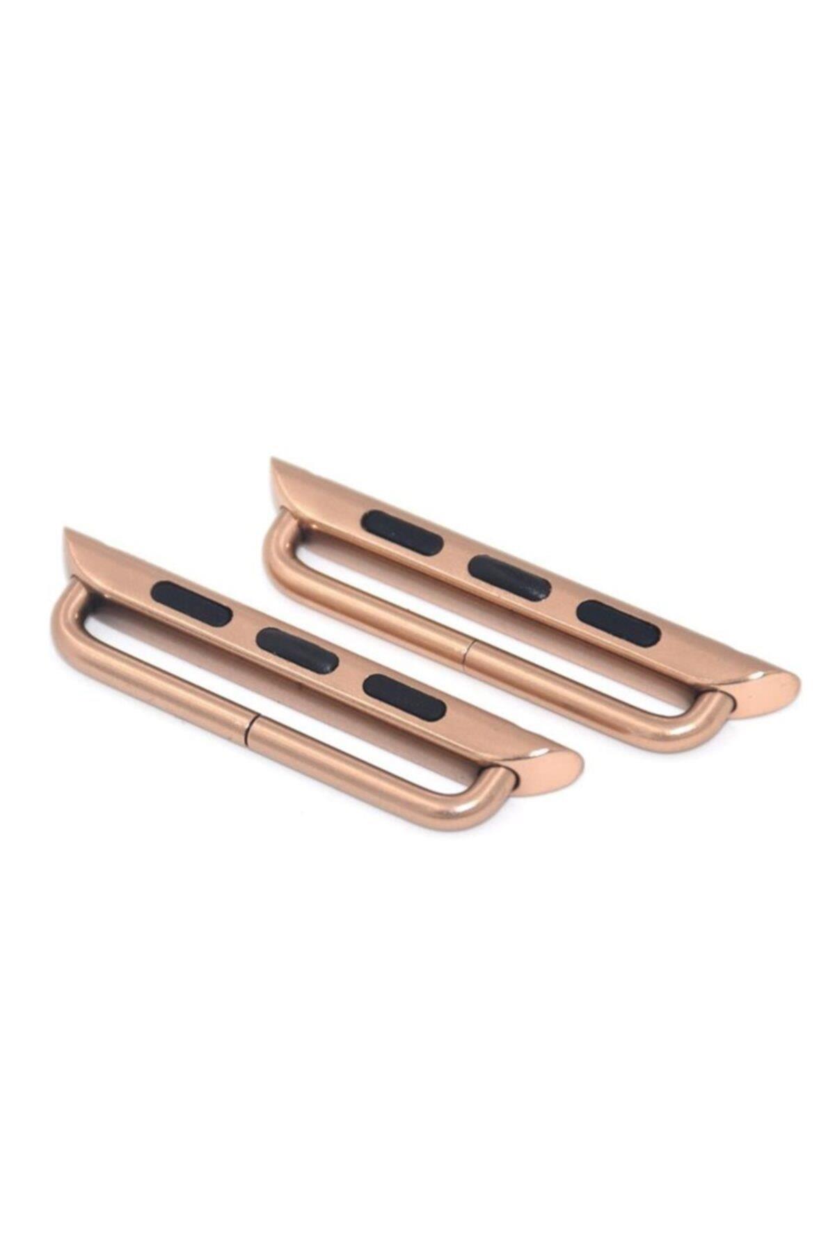 Apple Watch 44 Mm Kordon Kayış Toka Adaptörü Rose Gold
