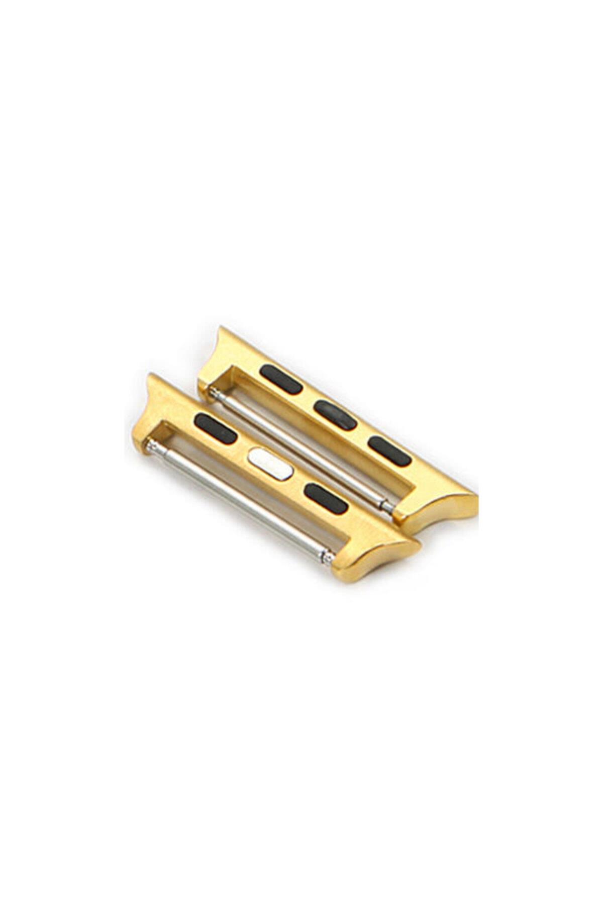 Apple Watch 44 Mm Kordon Kayış Toka Adaptörü Gold