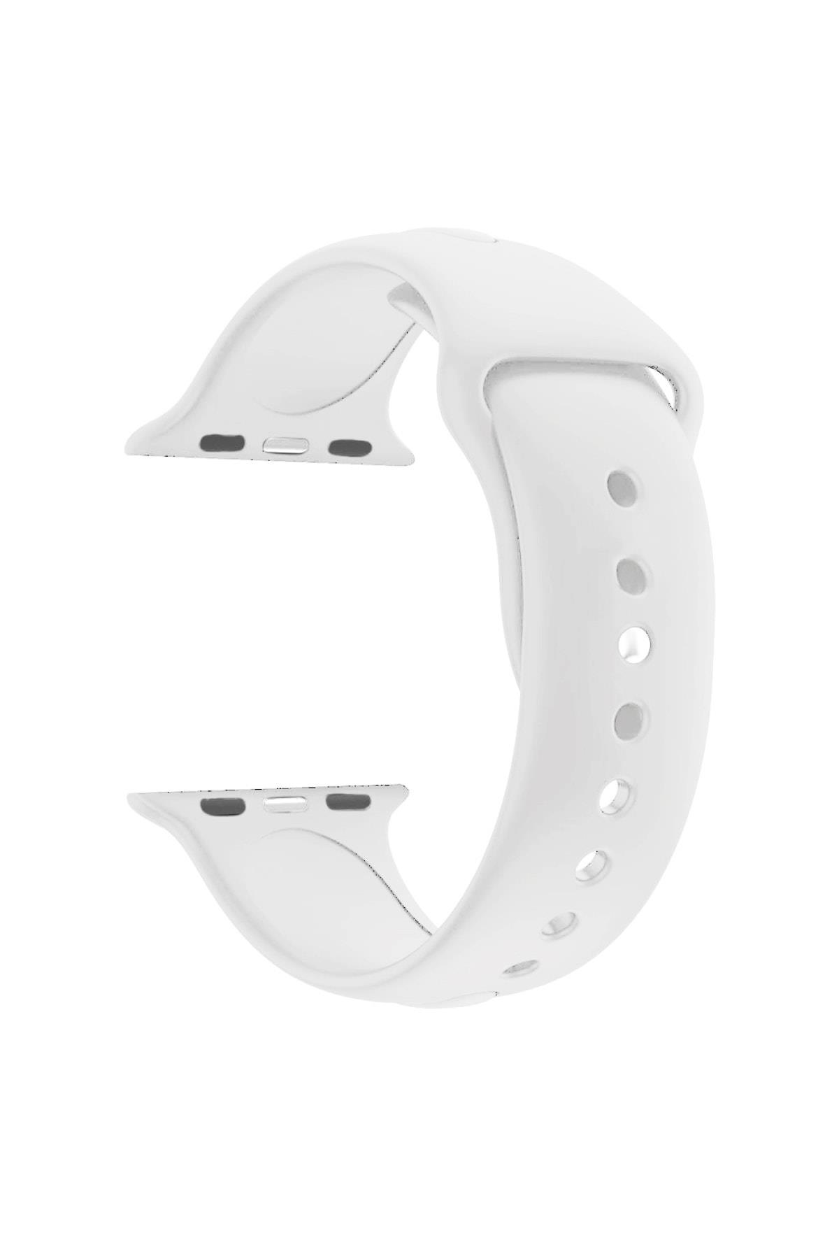 Apple Watch Se Için 44 Mm Small Beden(s/m Size) Silikon Kordon Pine Green(çam Yeşili)
