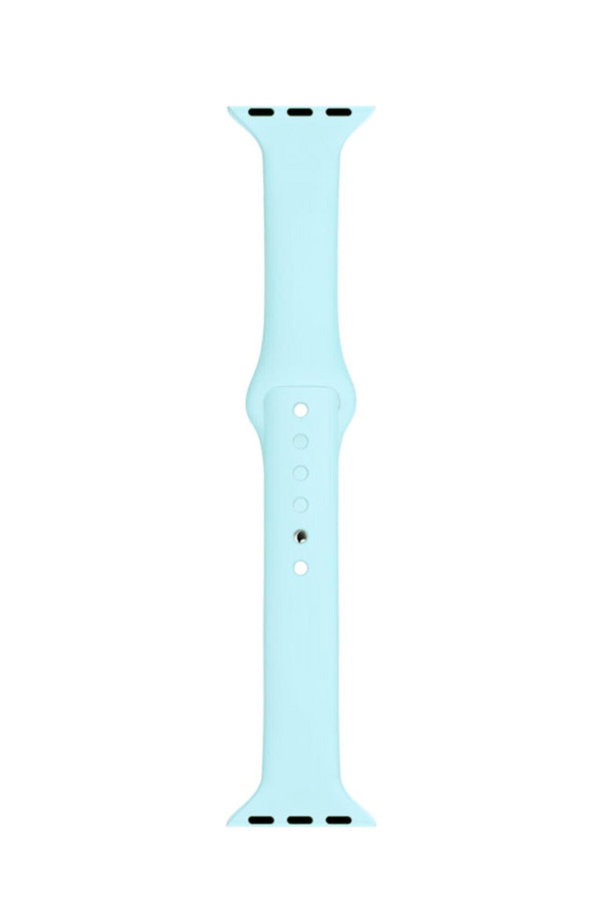 Apple Watch Seri 4 5 6 Için 44 Mm Slim Silikon Kordon Fuşya