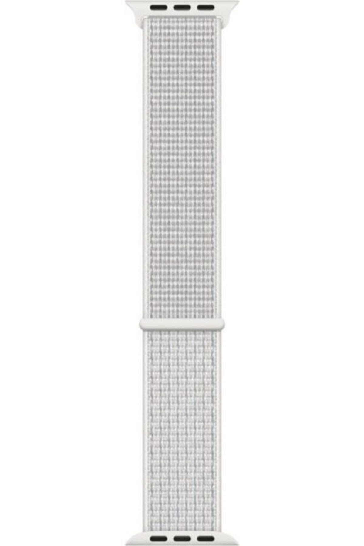 Apple Watch Seri 5 Için 44 Mm Dokuma Kordon Summit White