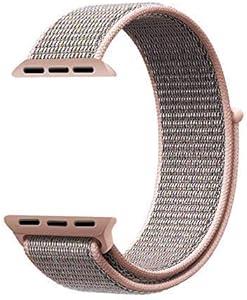 Apple Watch Series 5 Ile Uyumlu 40 Mm Dokuma Kordon Kayış Gray/red(gri/kırmızı)