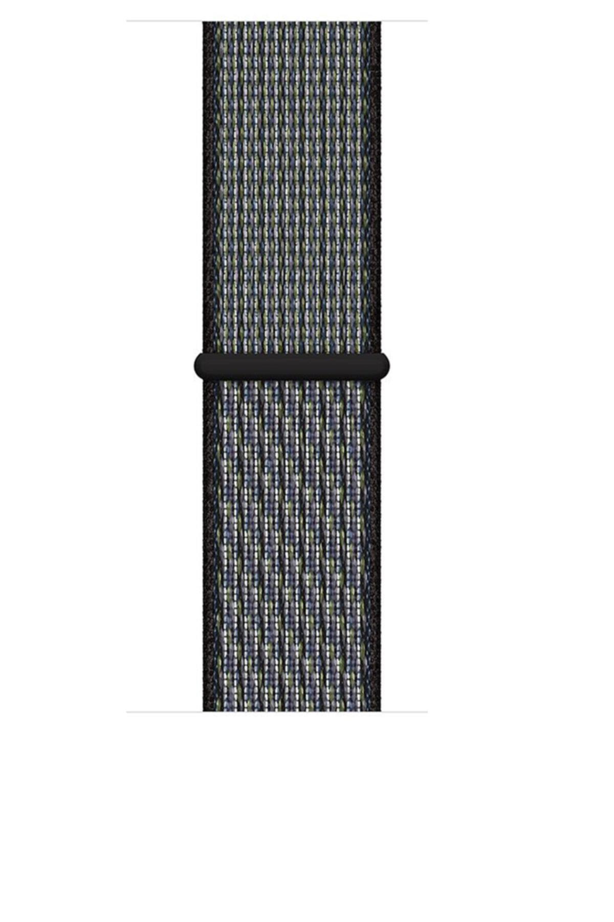 Fenix Chronos Için Dokuma Kordon Indigo Mavi\limon Yeşili