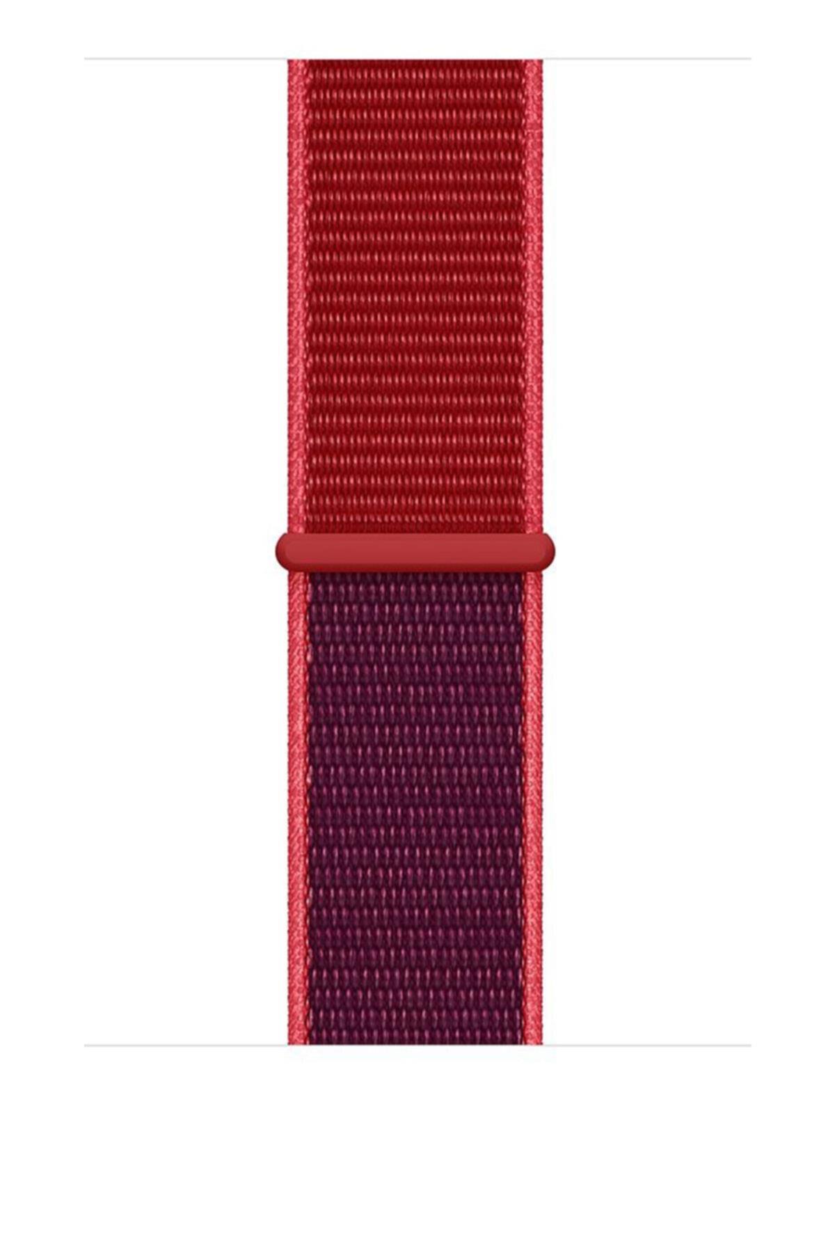 Fenix Chronos Için Dokuma Kordon Product Red
