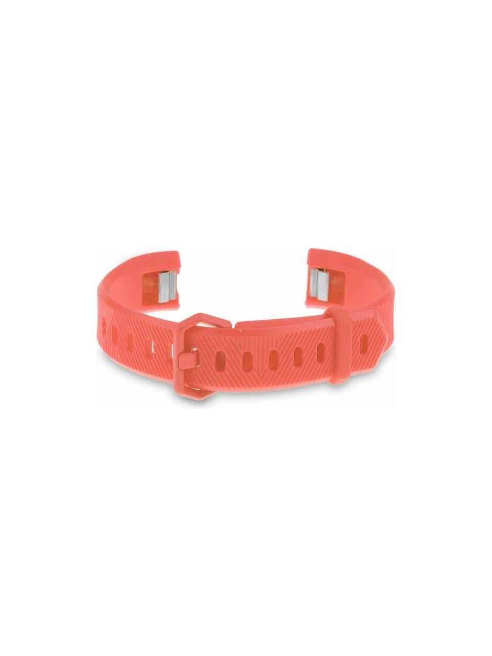 Fitbit Alta Hr Uyumlu Large Beden(l Sıze) Tokalı Silikon Kordon Turuncu