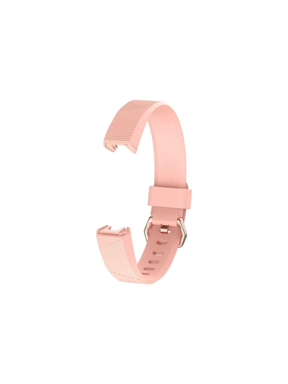 Fitbit Alta Hr Uyumlu Small Beden(S SIZE) Tokalı Silikon Kordon Somon