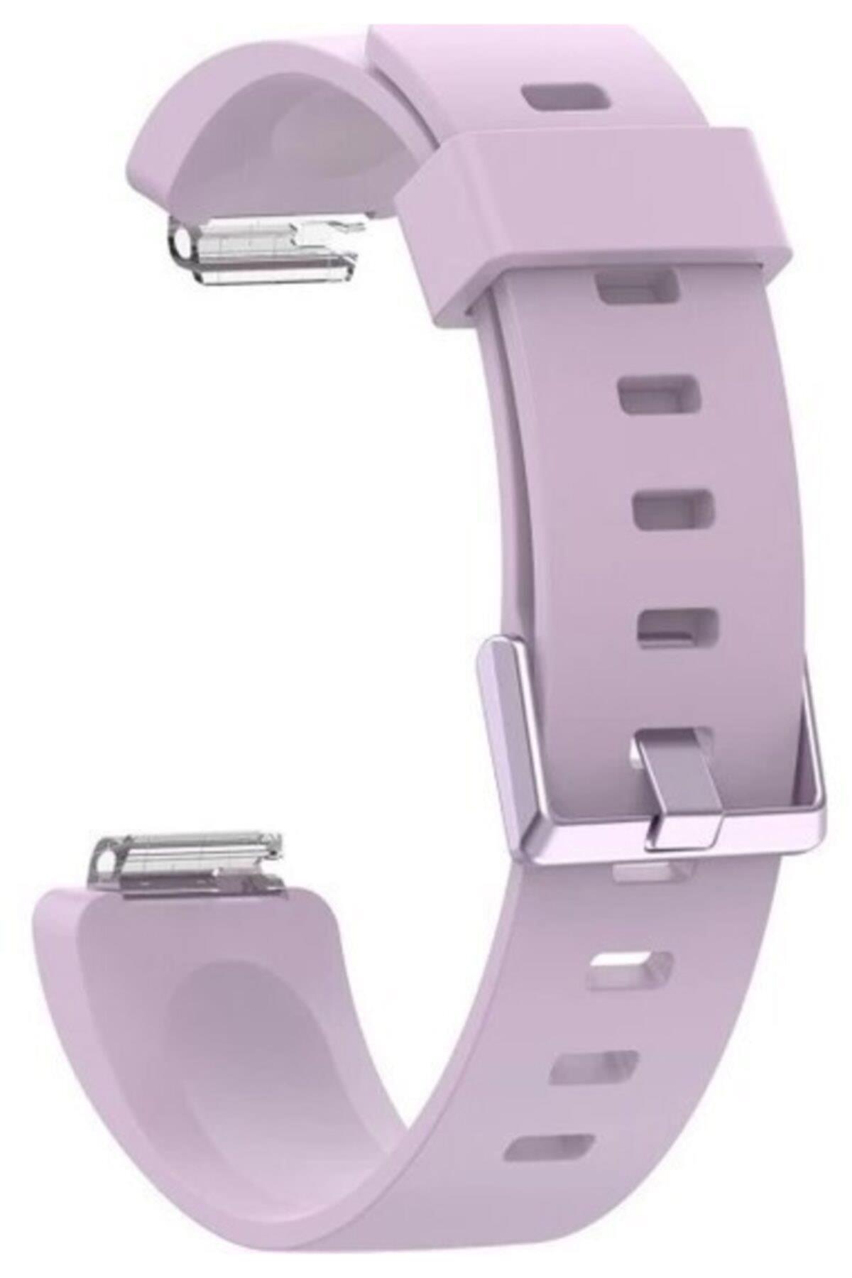 Fitbit Inspıre Uyumlu Small Beden(s Sıze) Silikon Kordon Lila