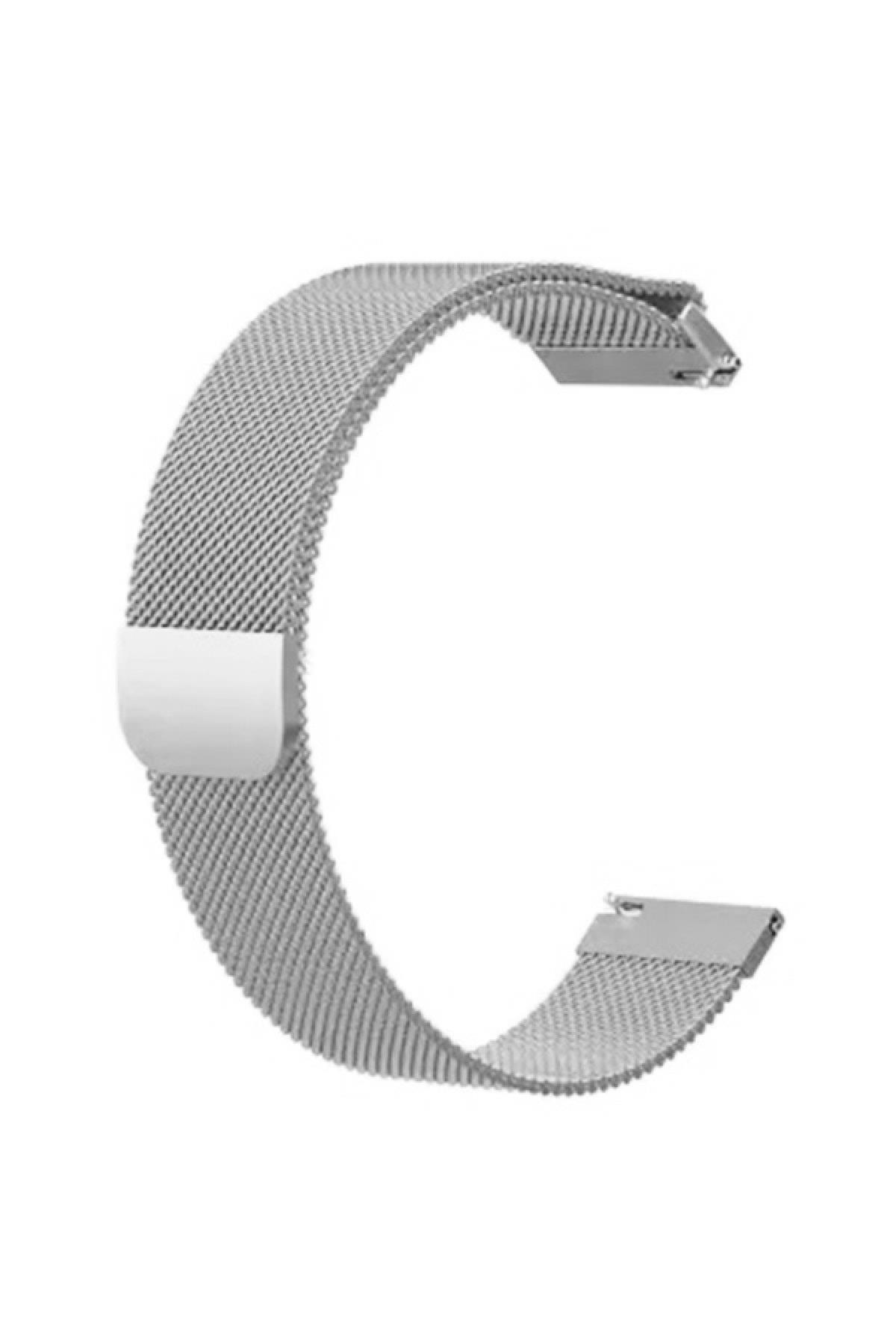 Fitbit Versa Fb504 - Versa Lite Fb415 Için Metal Milanese Kordon Gold
