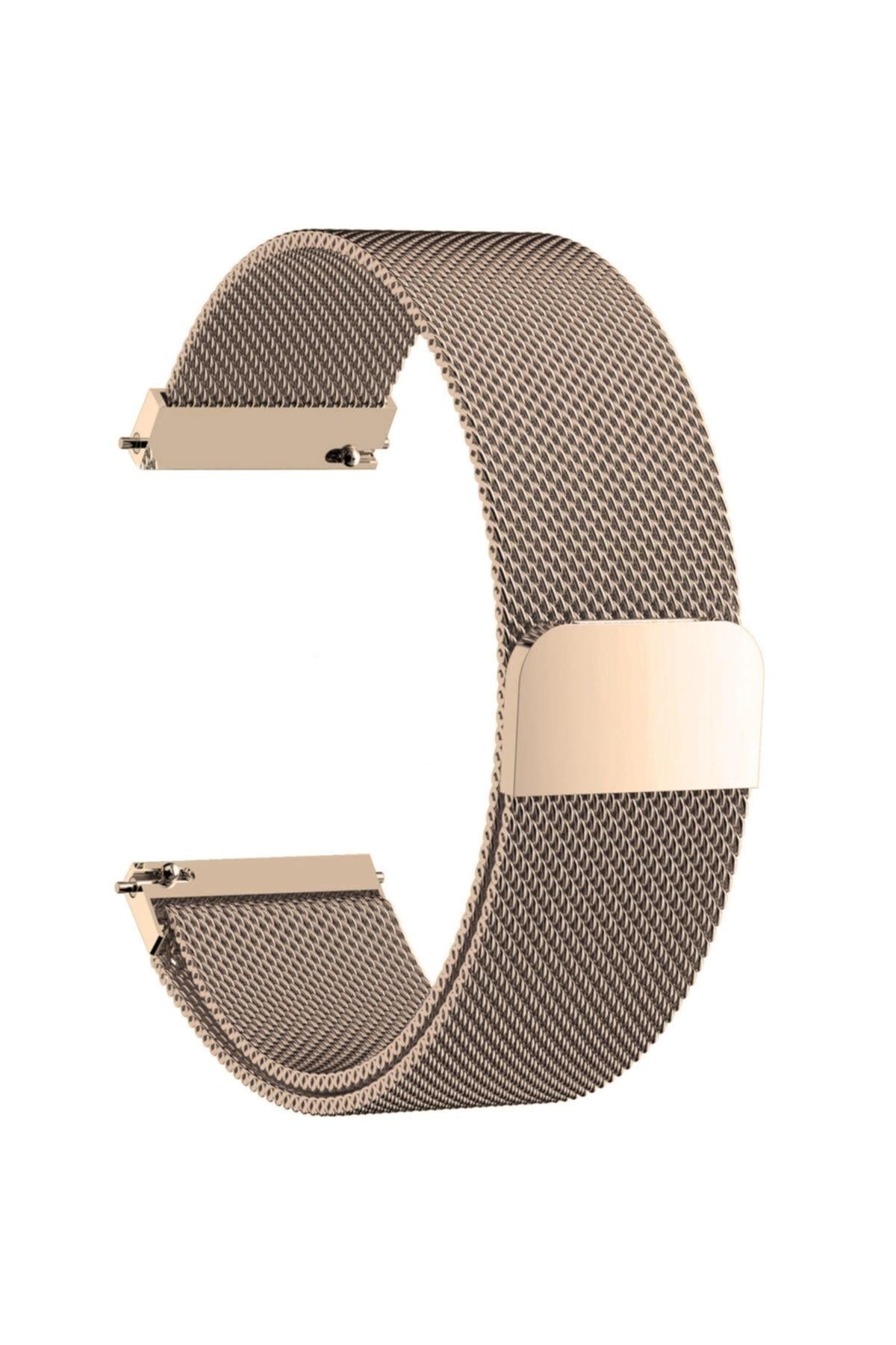 Fossil Watch Gen 6 Için Metal Milanese Kordon Rose
